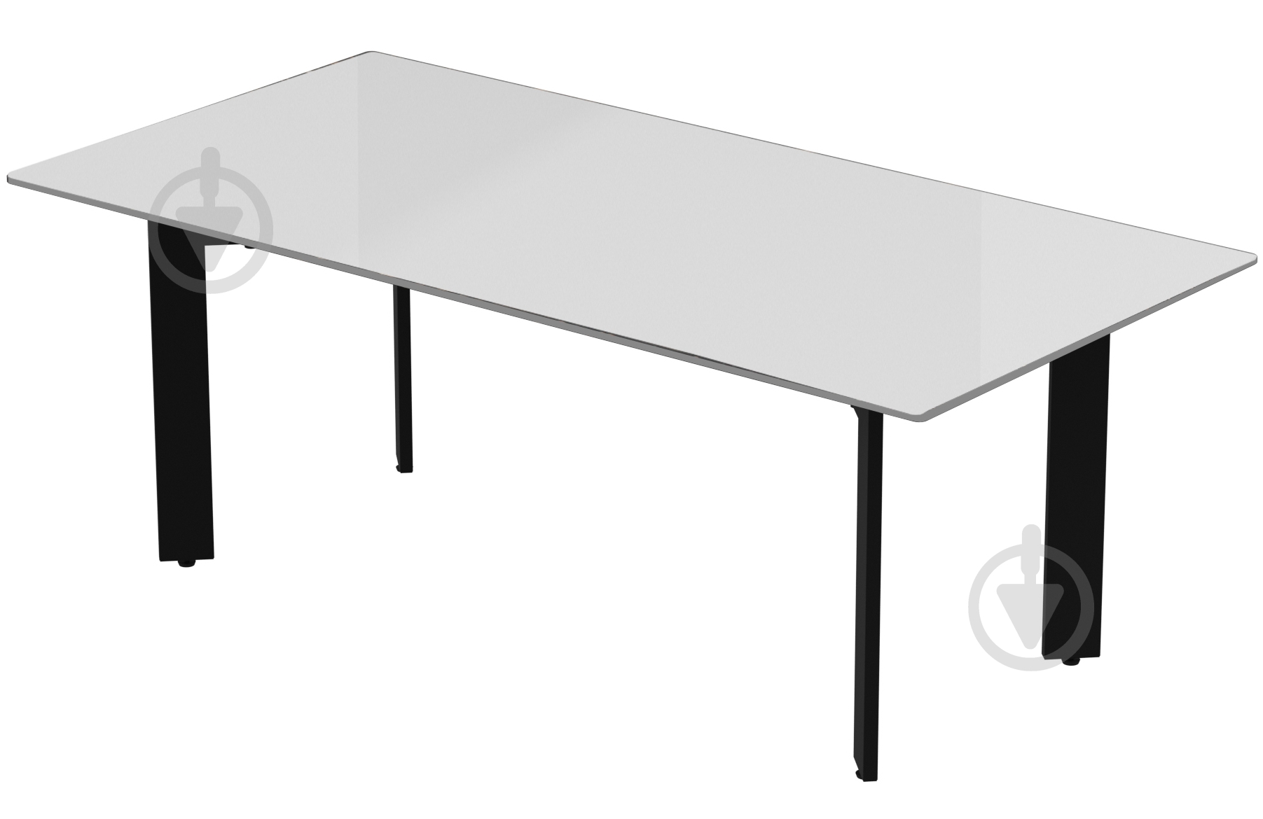 ᐉ Стол журнальный Aqua Rodos KALI 1200x600x450 мм черный/белый 