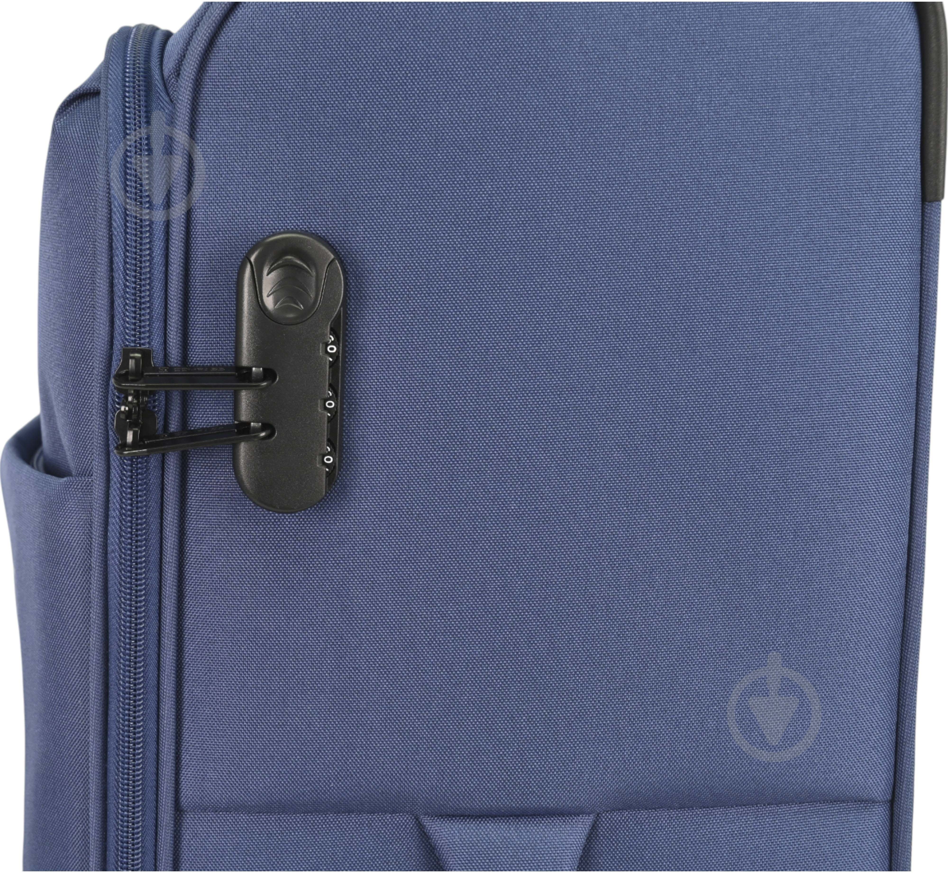 Валіза Compass MS-2501 35 л синій 56x38x20 см S - фото 4 Валіза Compass MS-2501 35 л синій 56x38x20 см S - фото 4