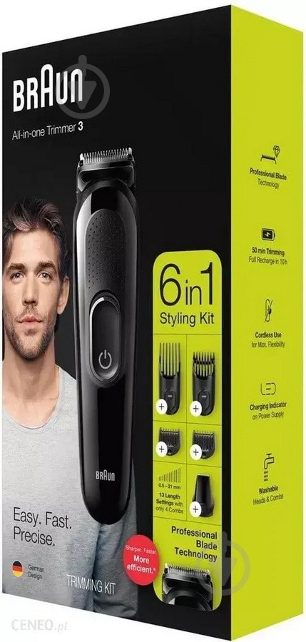 Машинка для стрижки Braun MGK3225 - фото 3 Машинка для стрижки Braun MGK3225 - фото 3