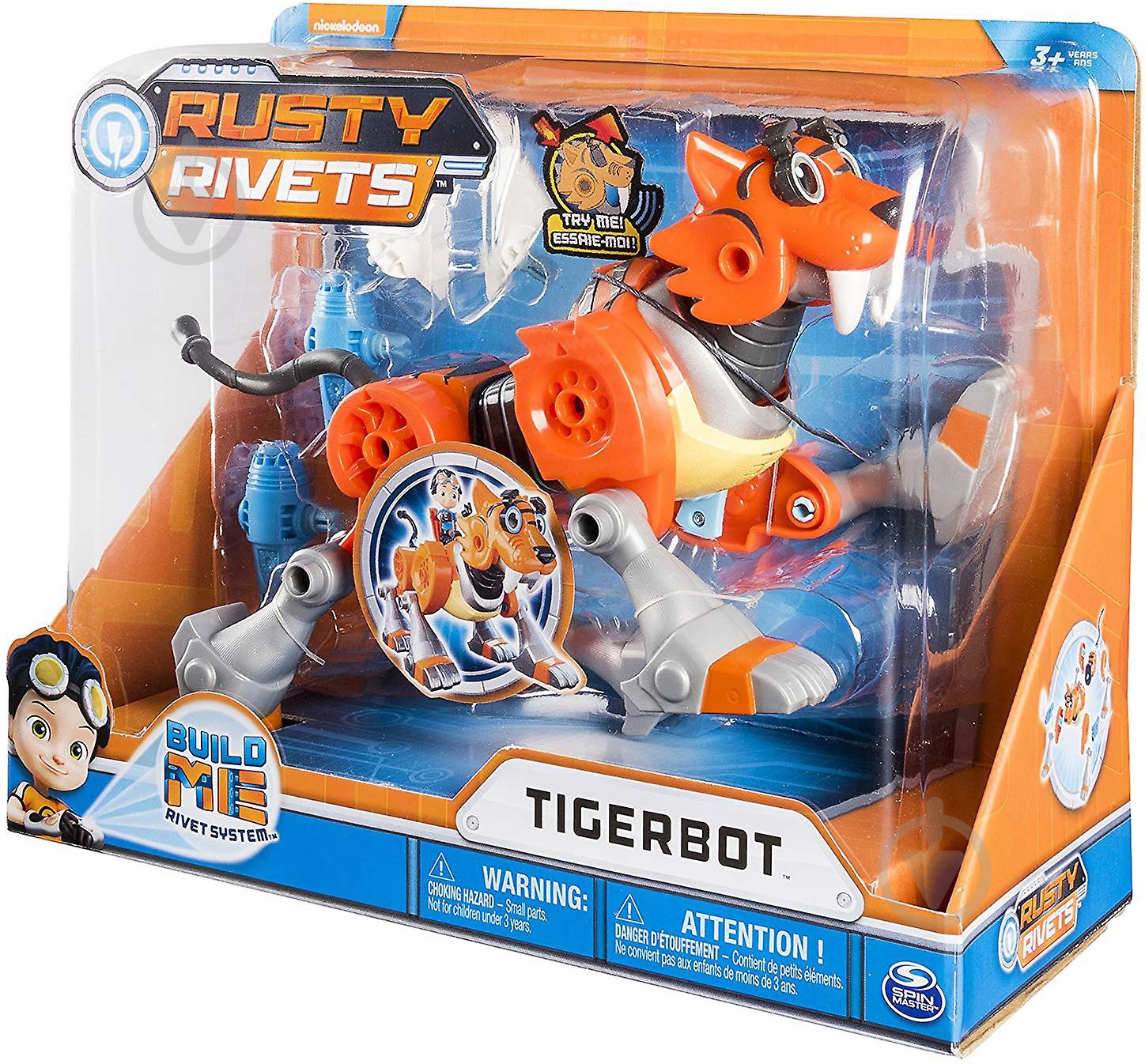 Игрушечный набор Spinmaster с фигуркой 6039609 Rusty Rivets Tigerbot - фото 4