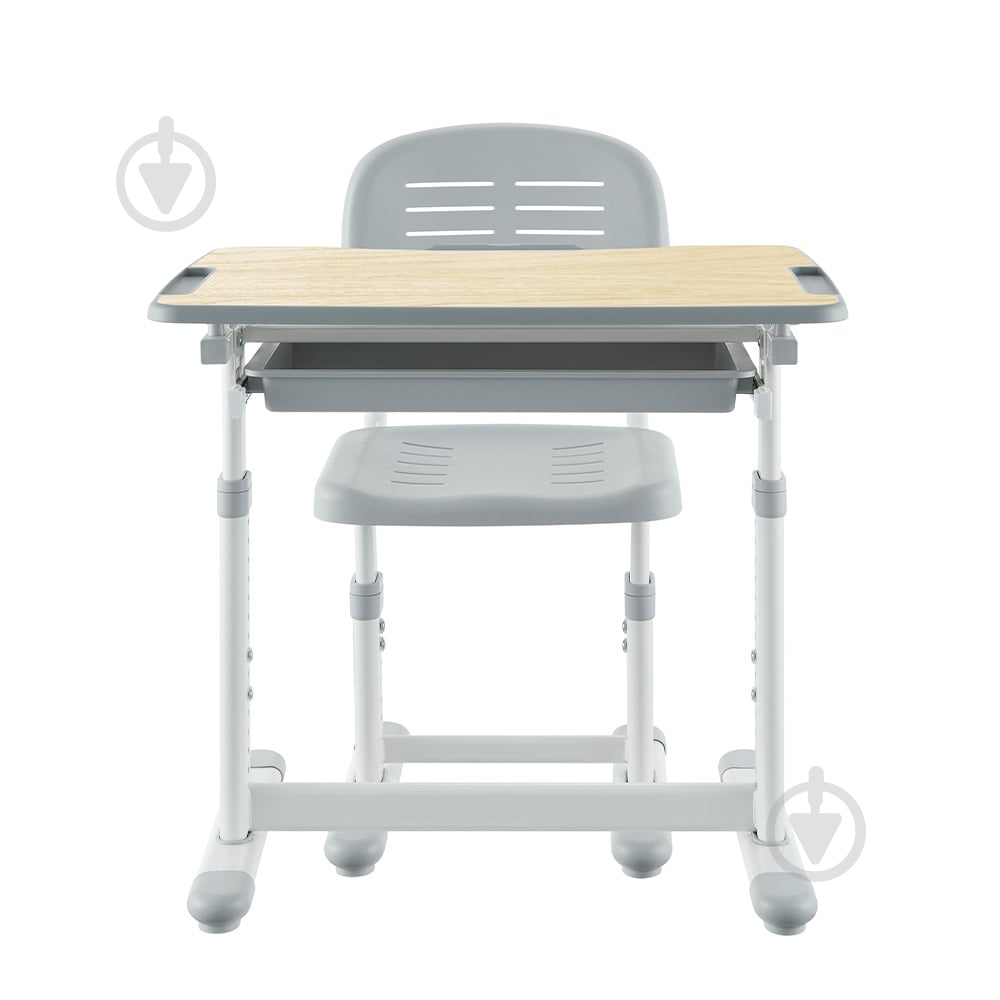 Комплект парта и стул-трансформеры FunDesk Sole Grey - фото 3 Комплект парта и стул-трансформеры FunDesk Sole Grey - фото 3