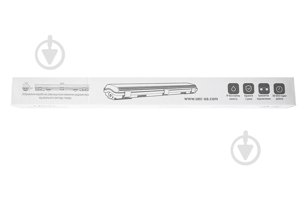 Світильник UEC G13 IWLT8D-0601T8IP65-GR - фото 3