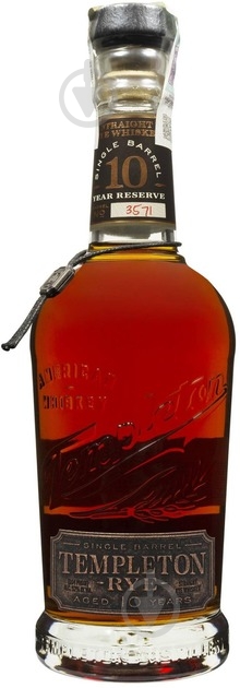 Виски Templeton Rye 10yo 0,7 л - фото 1