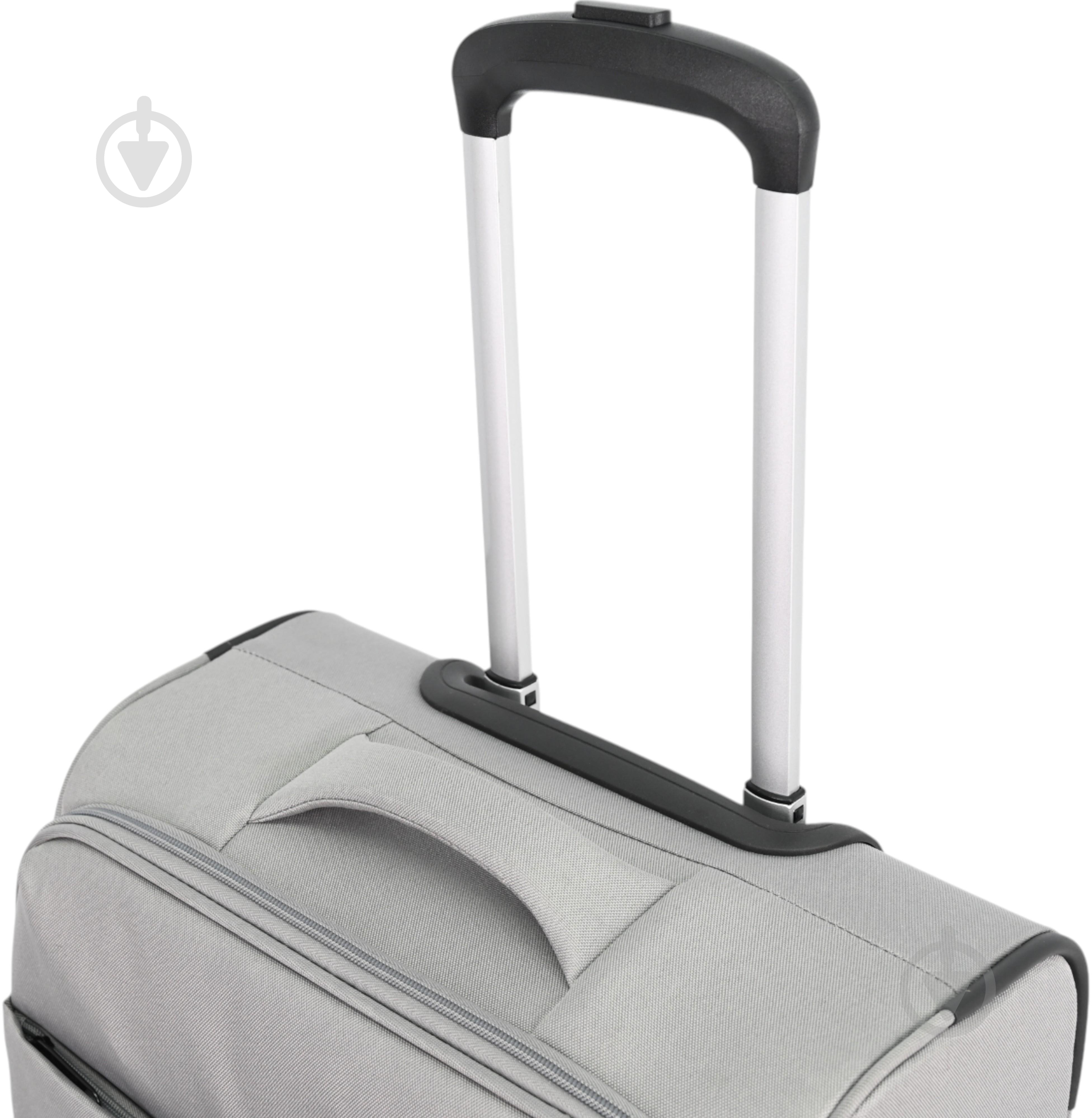 Чемодан Compass MS-2501 85 л серый 77x47x27 см L - фото 6