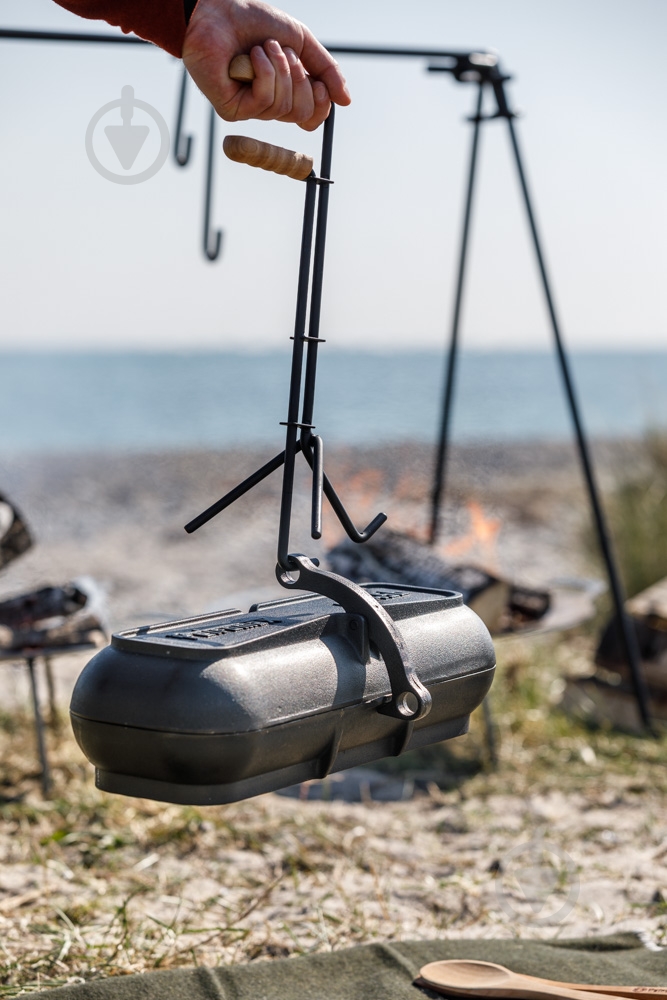 Жаровня для картофеля Petromax Cast-Iron Potato Cooker 45 см - фото 2