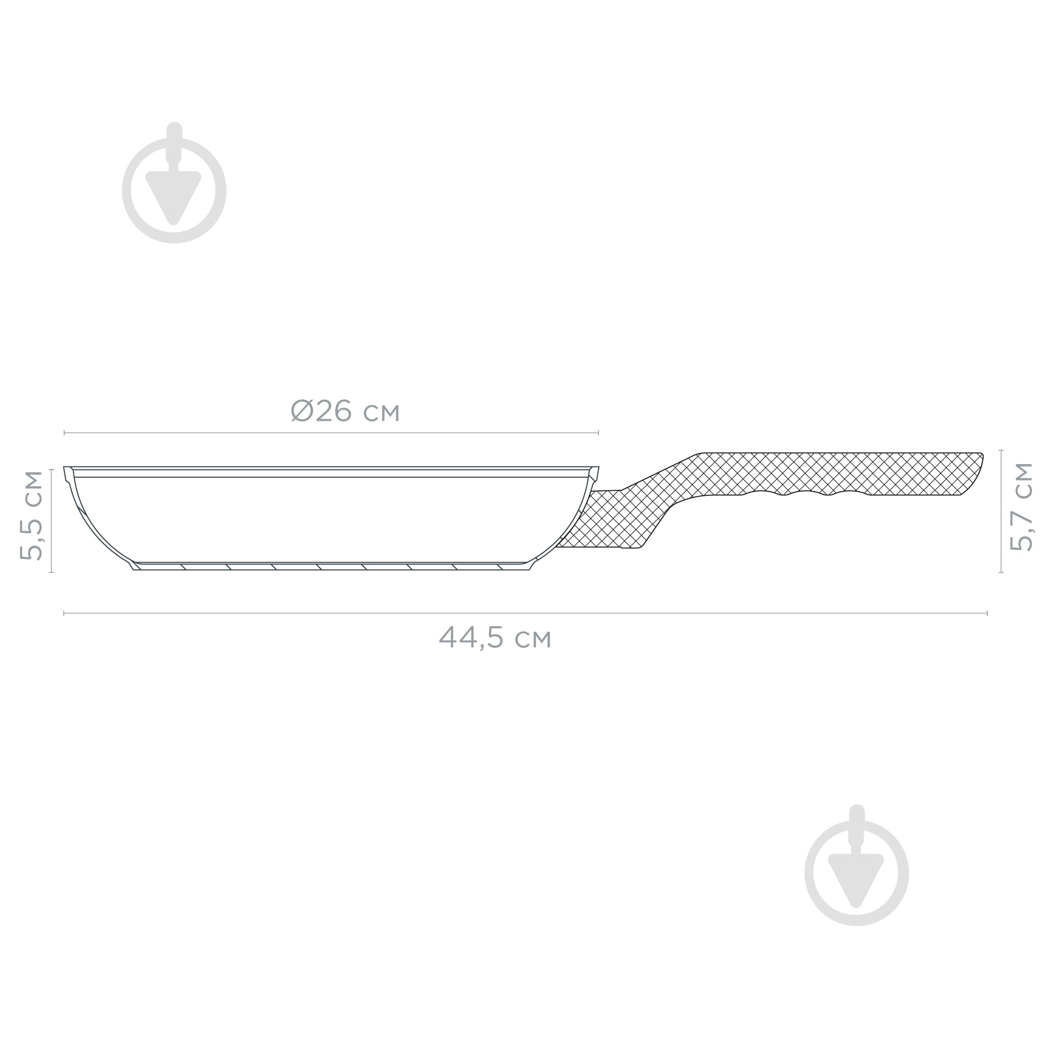 Сковорода Vinzer Onyx Induction Line 50482 - фото 10