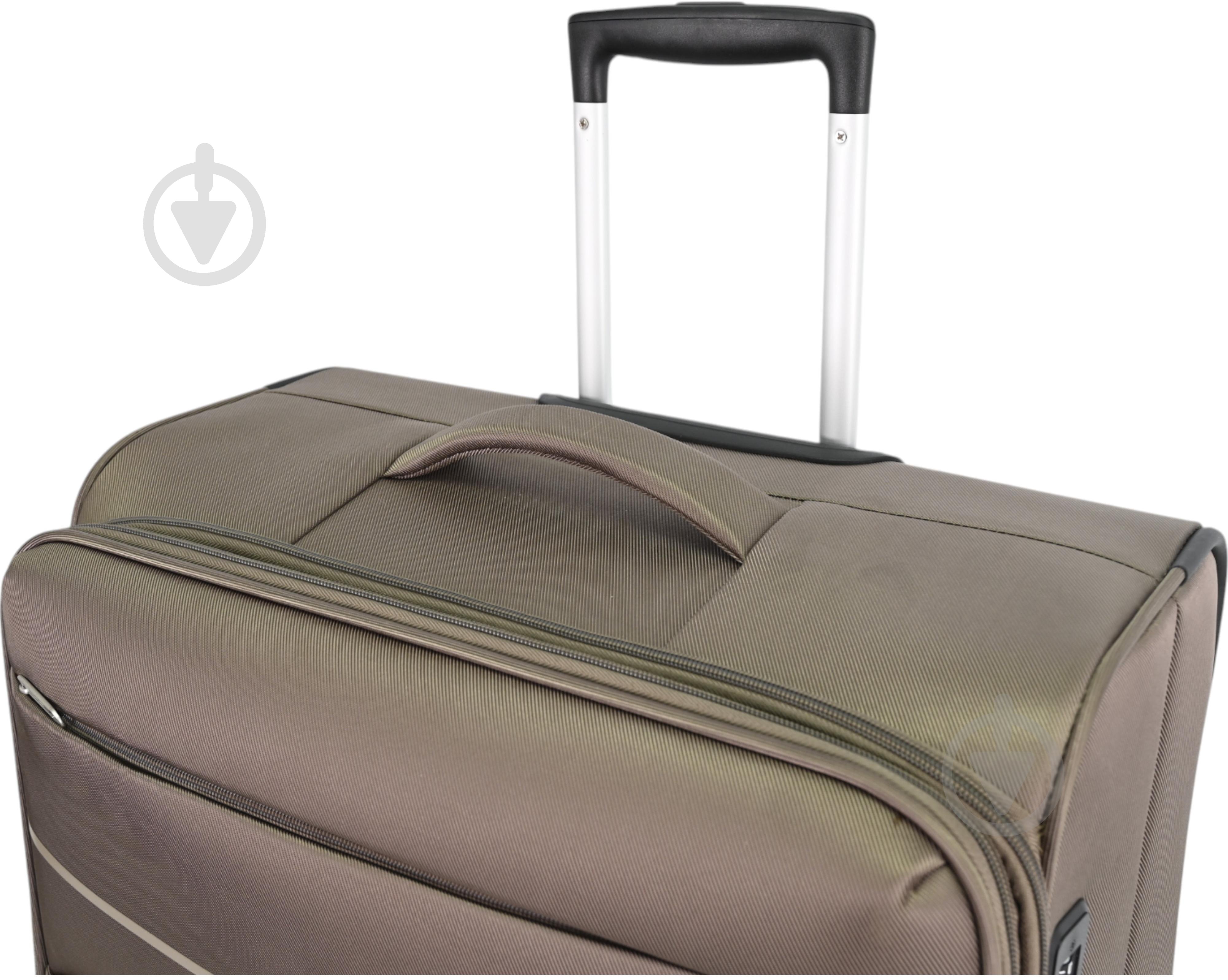 Валіза Compass MS-3006 88 л коричневий 77x48x28 см L - фото 12 Валіза Compass MS-3006 88 л коричневий 77x48x28 см L - фото 12