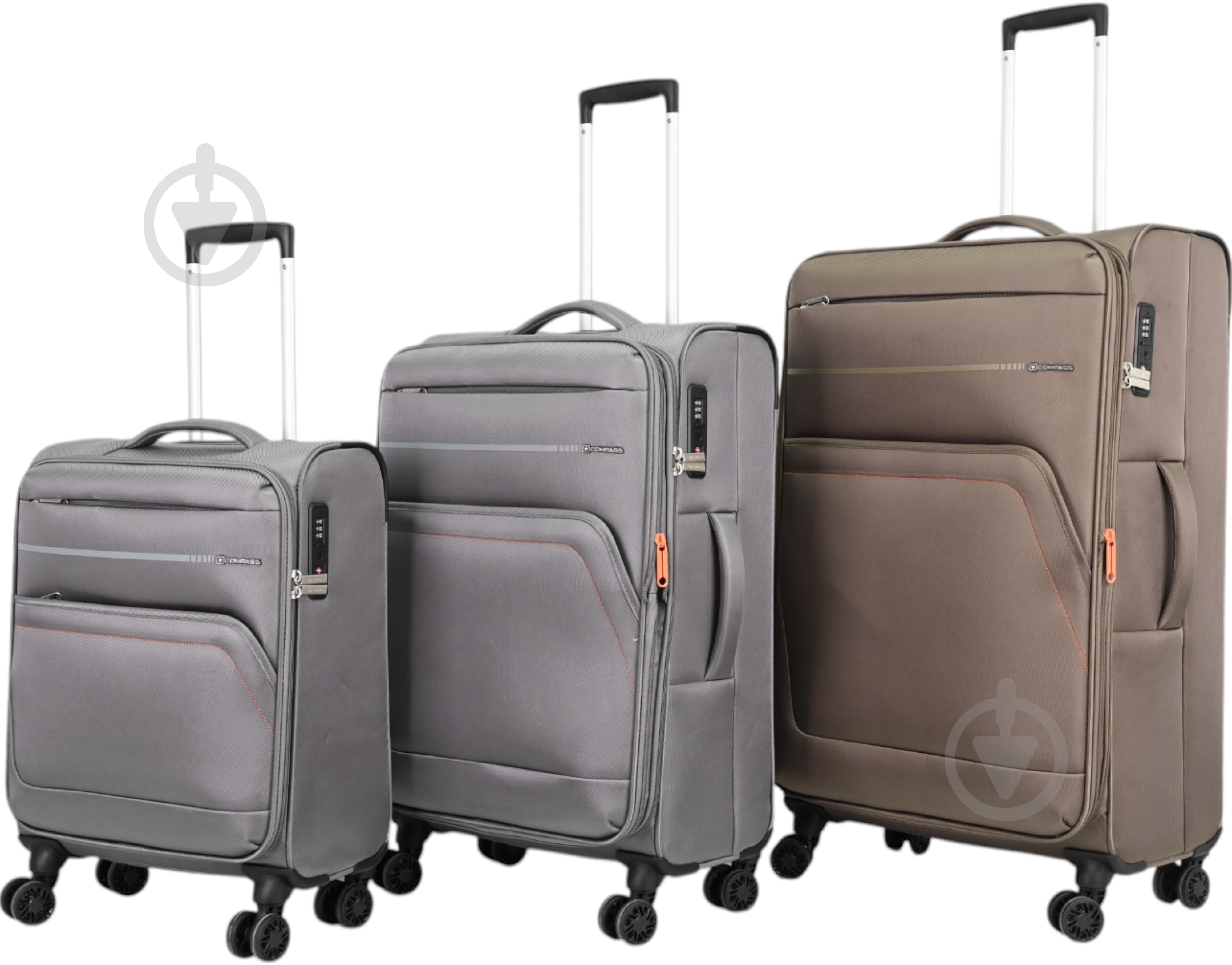 Валіза Compass MS-3006 88 л коричневий 77x48x28 см L - фото 15 Валіза Compass MS-3006 88 л коричневий 77x48x28 см L - фото 15