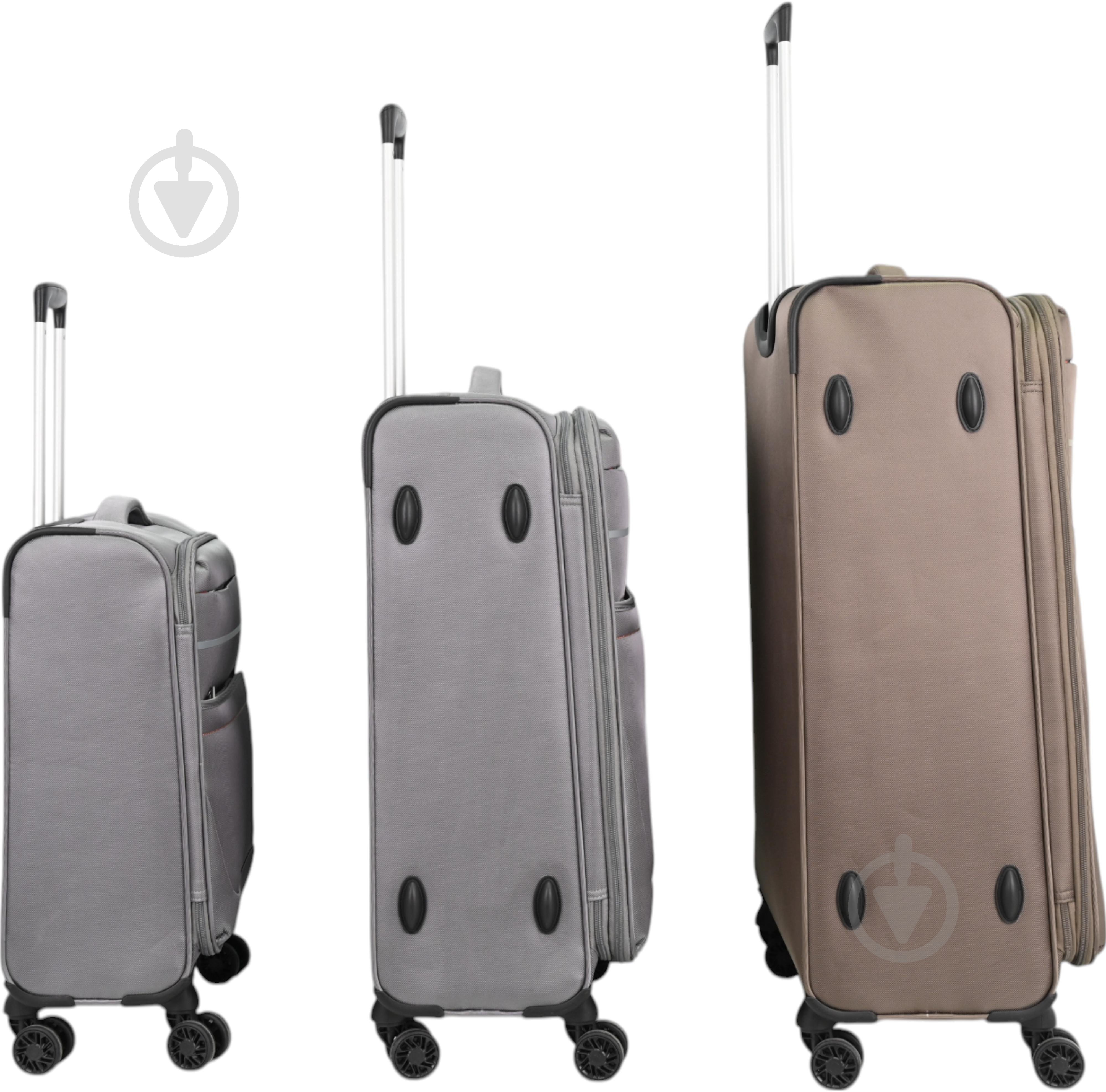 Валіза Compass MS-3006 88 л коричневий 77x48x28 см L - фото 18 Валіза Compass MS-3006 88 л коричневий 77x48x28 см L - фото 18