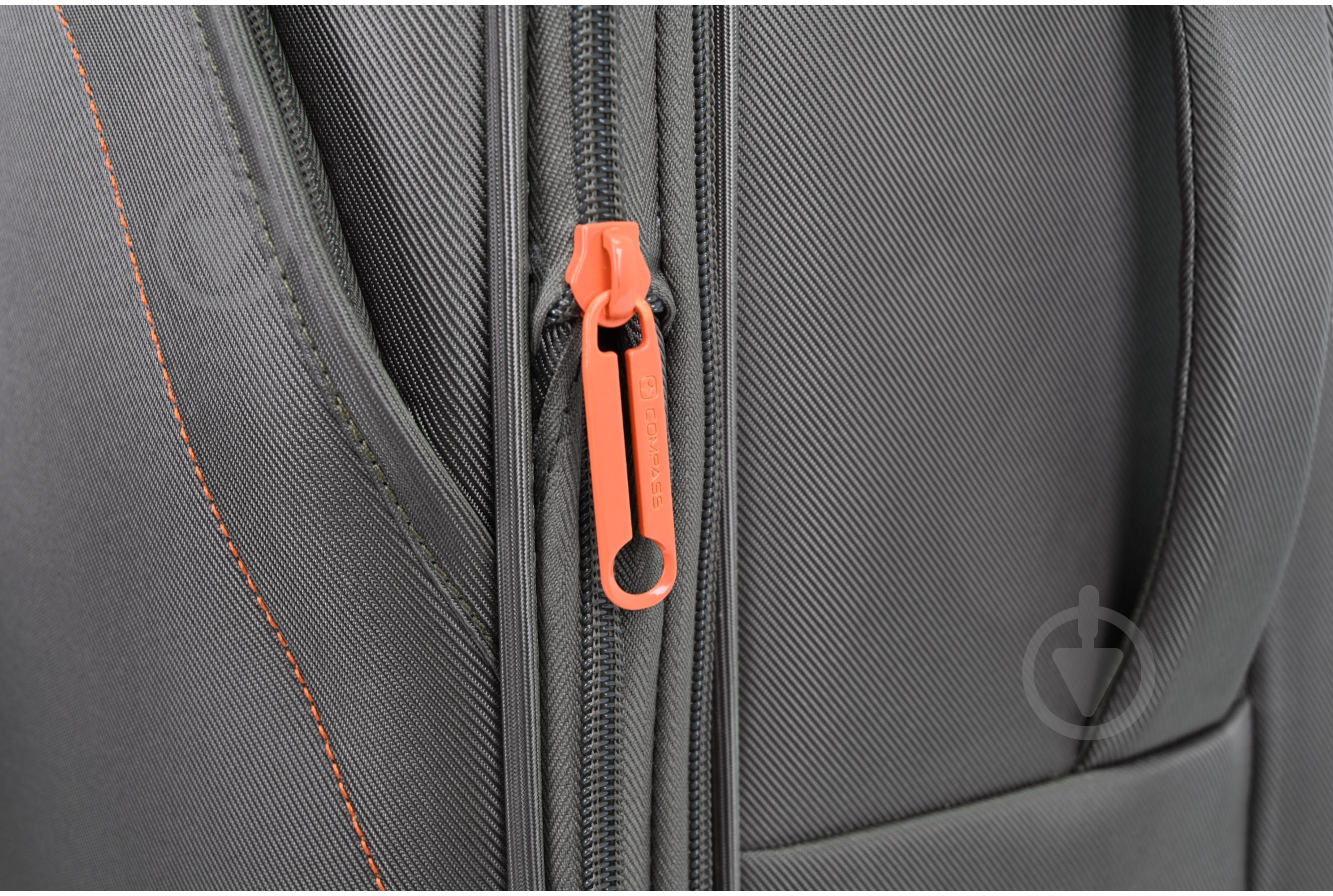 Валіза Compass MS-3006 88 л коричневий 77x48x28 см L - фото 4 Валіза Compass MS-3006 88 л коричневий 77x48x28 см L - фото 4