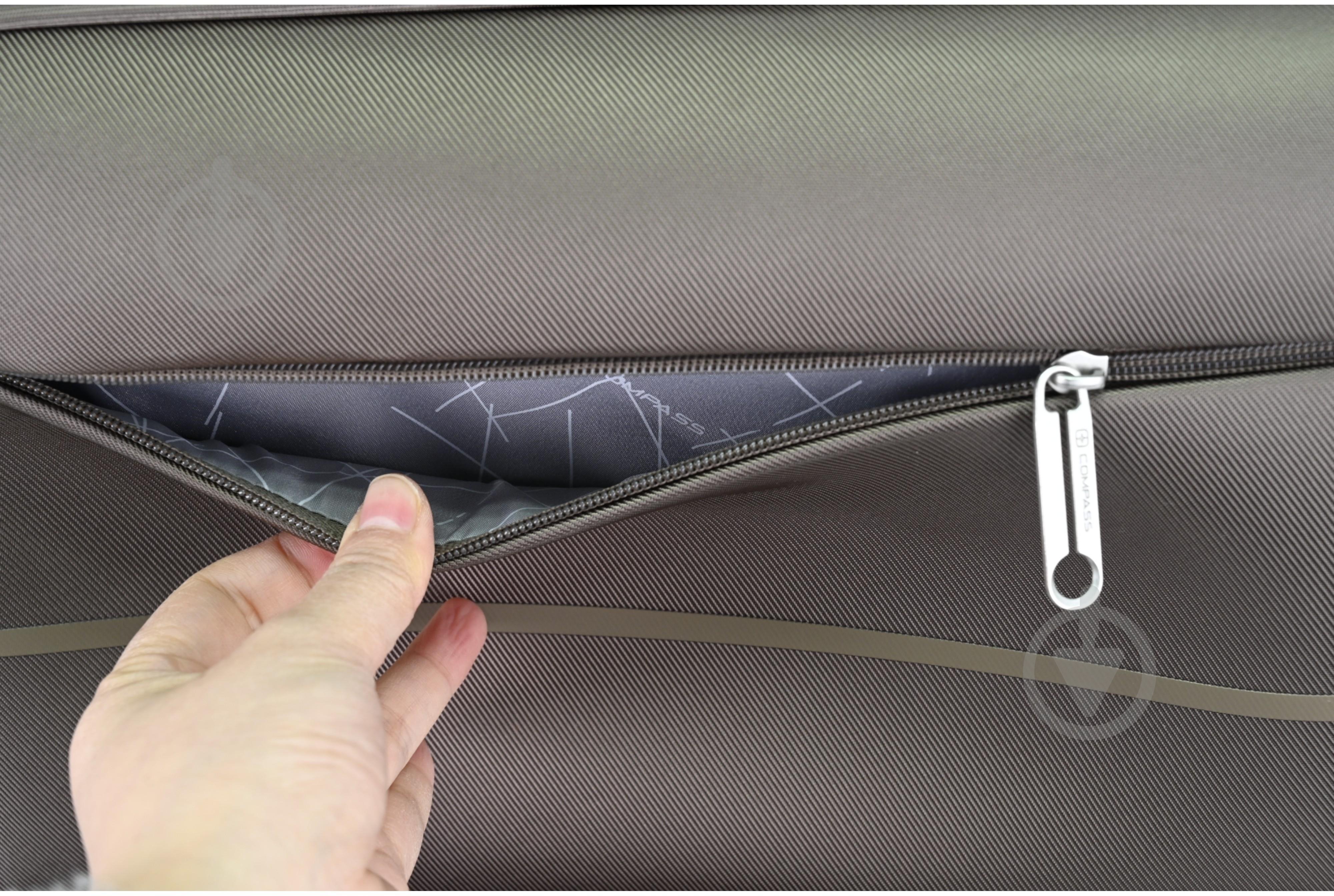 Валіза Compass MS-3006 88 л коричневий 77x48x28 см L - фото 8 Валіза Compass MS-3006 88 л коричневий 77x48x28 см L - фото 8