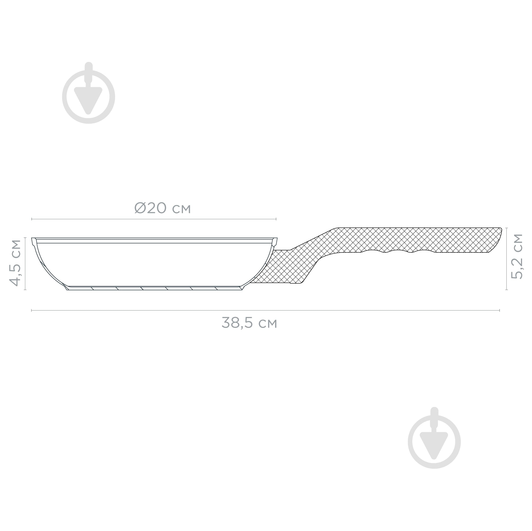 Сковорода Vinzer Onyx Induction Line 50480 - фото 8