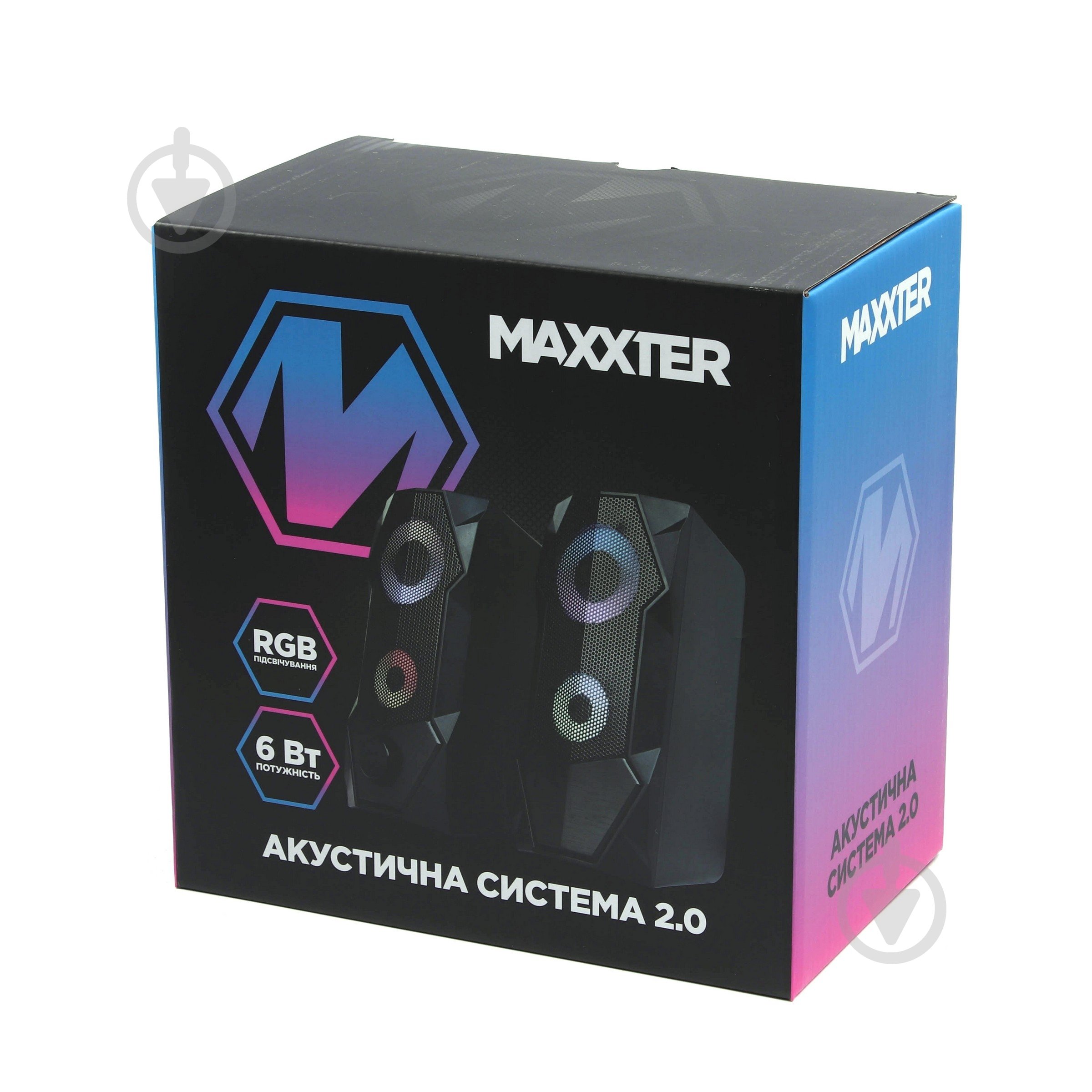 Колонки Maxxter CSP-U002RGB 2.0 black - фото 5