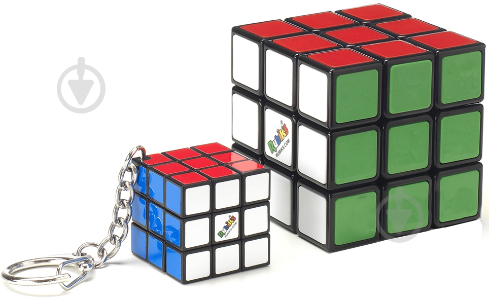 Ігровий набір Rubiks 3x3 Кубик і міні-кубик з кільцем - фото 1 Ігровий набір Rubiks 3x3 Кубик і міні-кубик з кільцем - фото 1