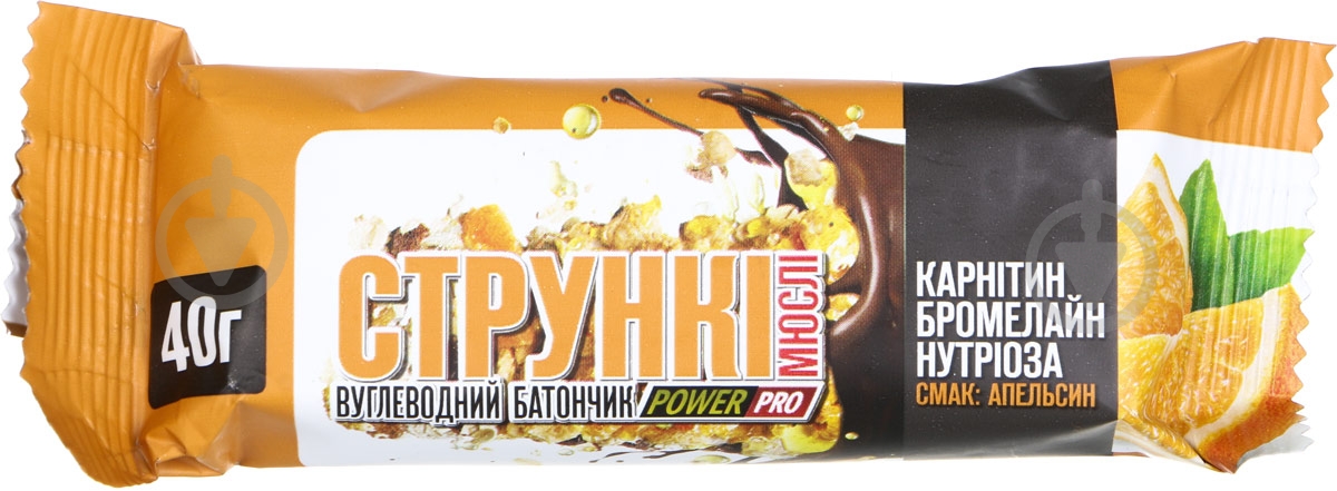 Углеводный батончик POWER PRO Стройные мюсли 40 г - фото 1