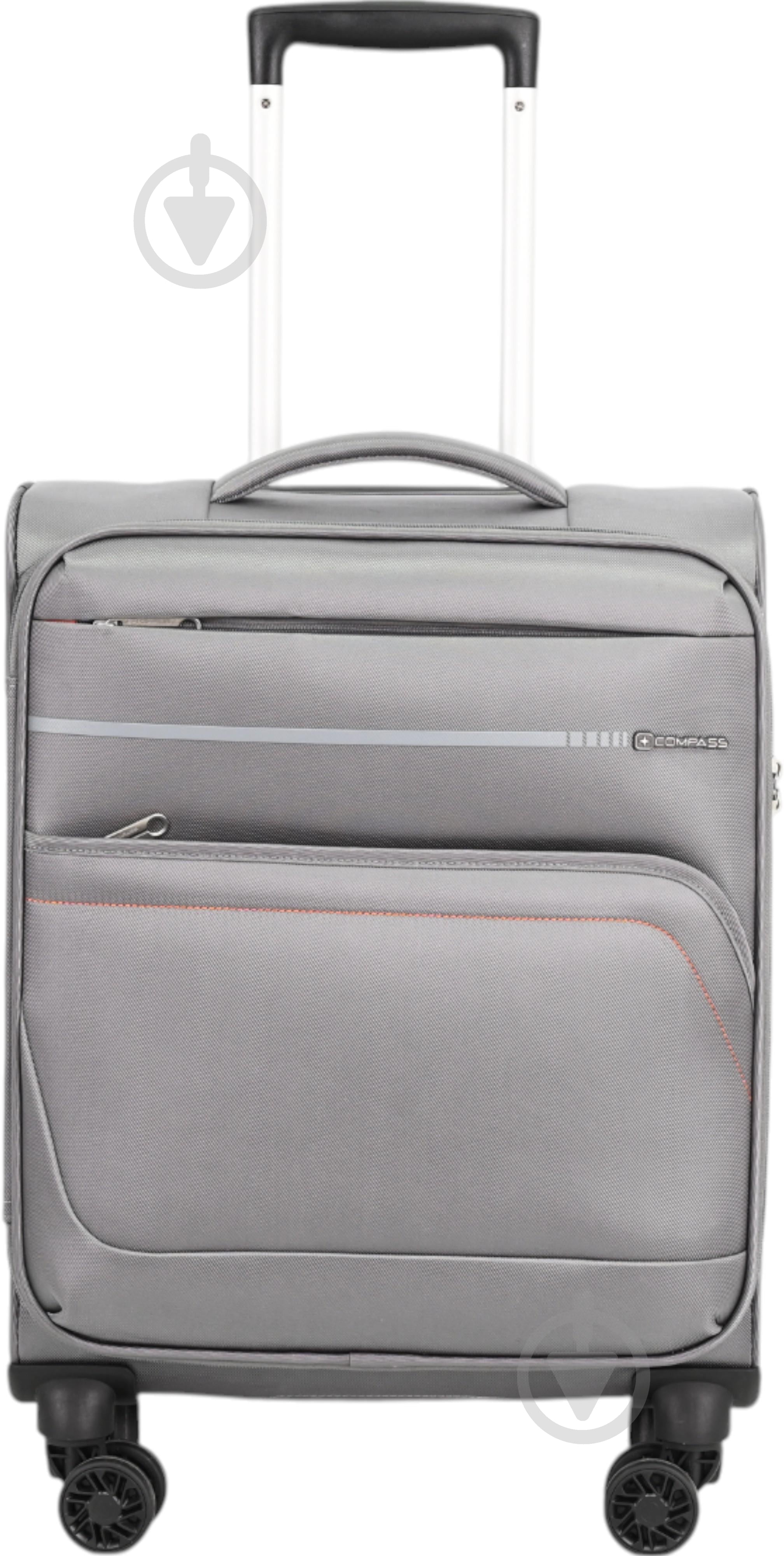 Чемодан Compass MS-3006 62 л серый 69x44x24 см M - фото 5
