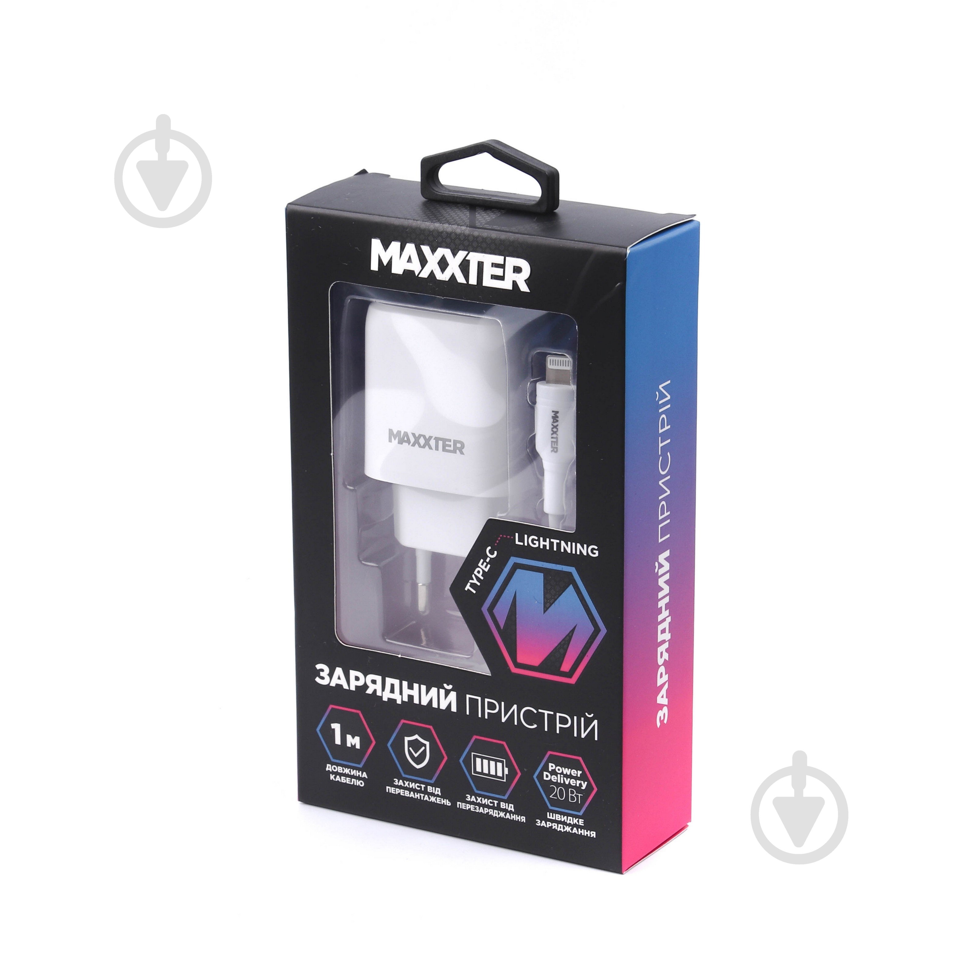 Зарядное устройство Maxxter WC-PD-CtL-01, 1 USB + кабель Type-C to Lighting - фото 4 Зарядное устройство Maxxter WC-PD-CtL-01, 1 USB + кабель Type-C to Lighting - фото 4
