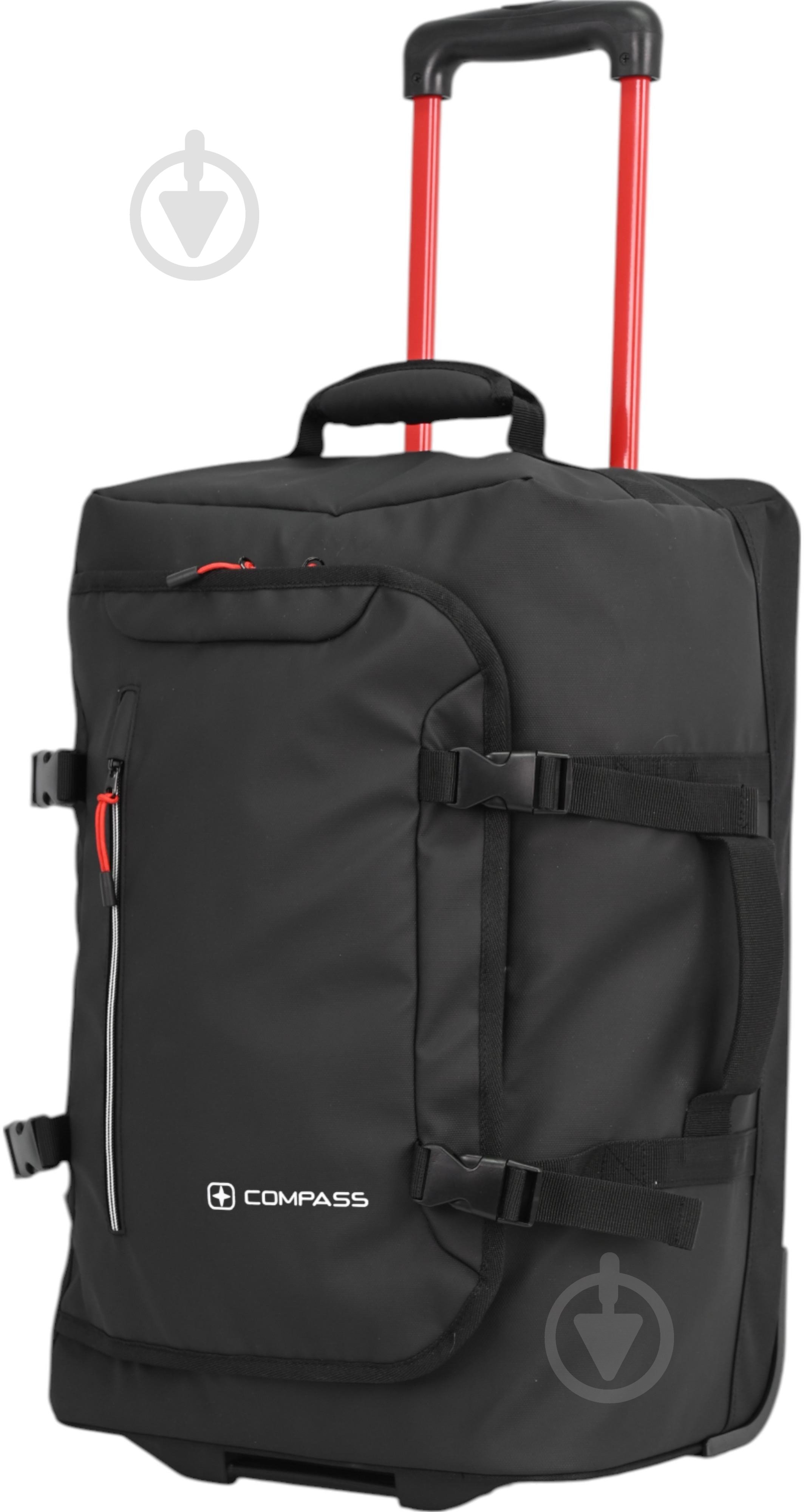 Дорожня сумка Compass MS-3025 90 л чорний 40x33x73 см L - фото 10