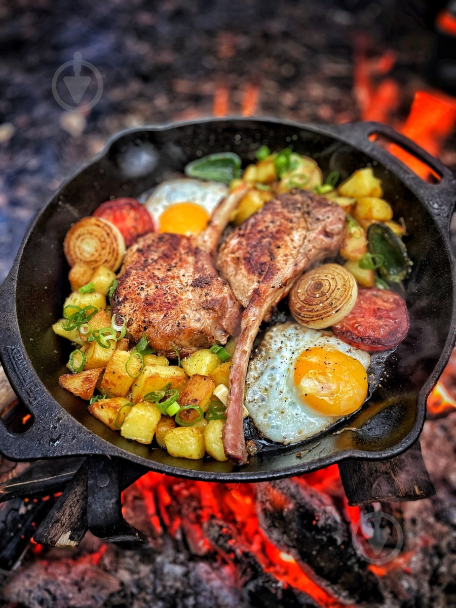 Сковорода чугунная Petromax ø350 мм Fire Skillet с ручками-петлями - фото 2