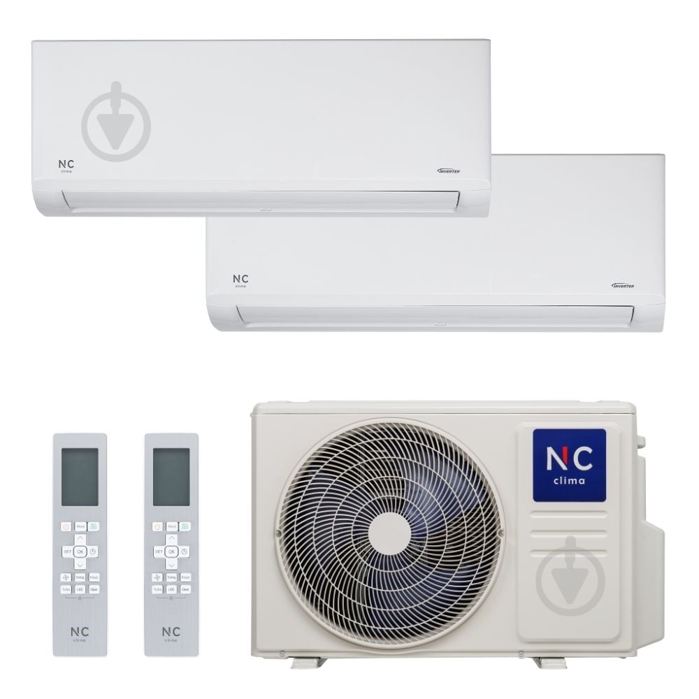Мультисплит-система NC clima NCI2M18EFIeu+NCI09EMMIw1eu*2шт (Manchester) - фото 1