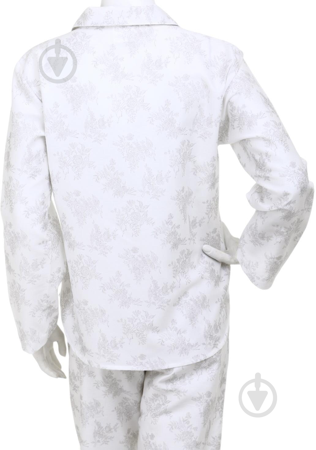 Рубашка Lameirinho Arette с длинным рукавом цветы р. M сатин - фото 5 Рубашка Lameirinho Arette с длинным рукавом цветы р. M сатин - фото 5