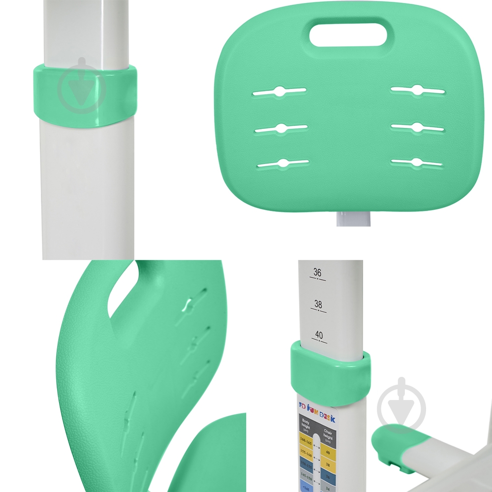 Стілець-трансформер FunDesk SST2 Green - фото 8 Стілець-трансформер FunDesk SST2 Green - фото 8