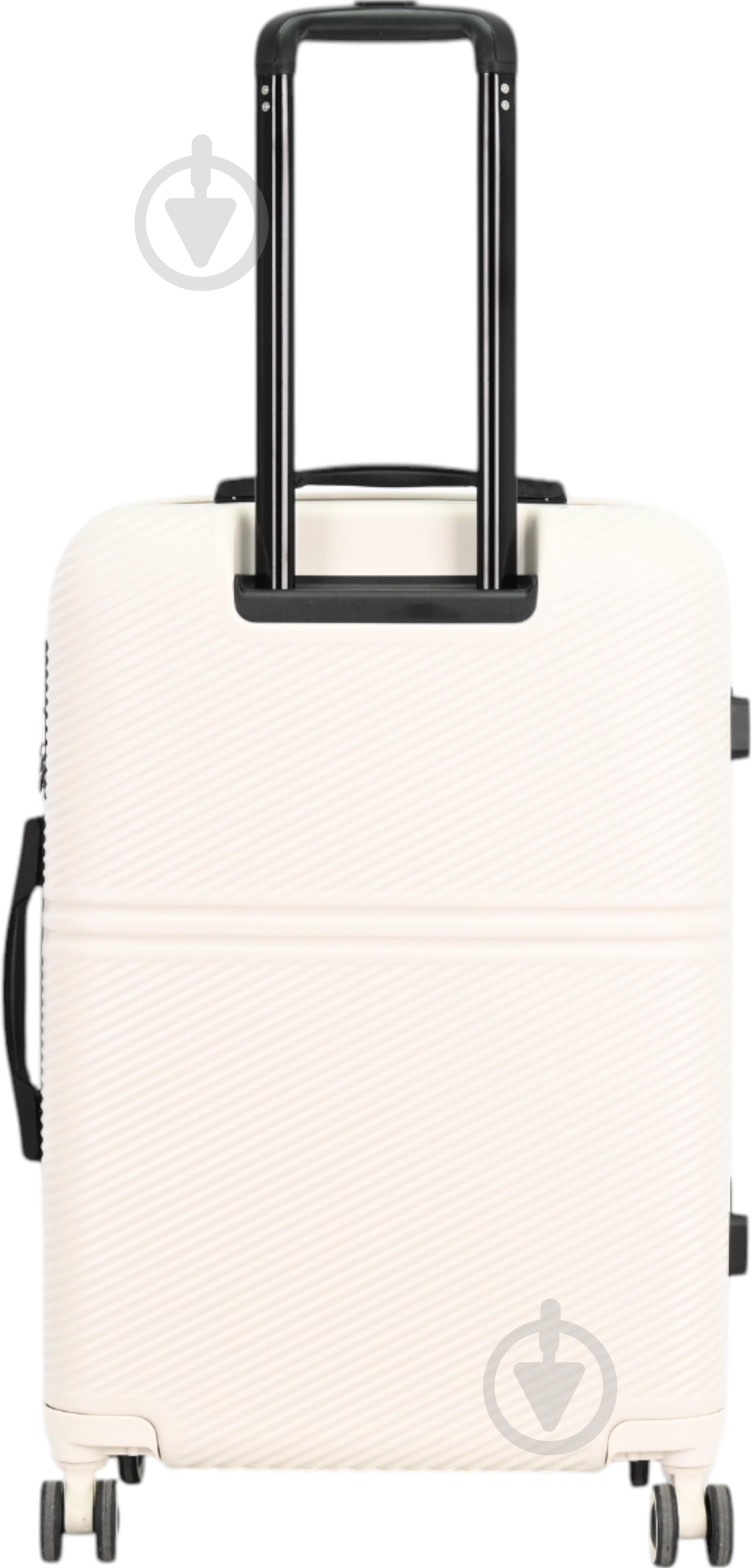 Чемодан Compass MS-2690 90 л кремовый 52x29x77 см L - фото 7