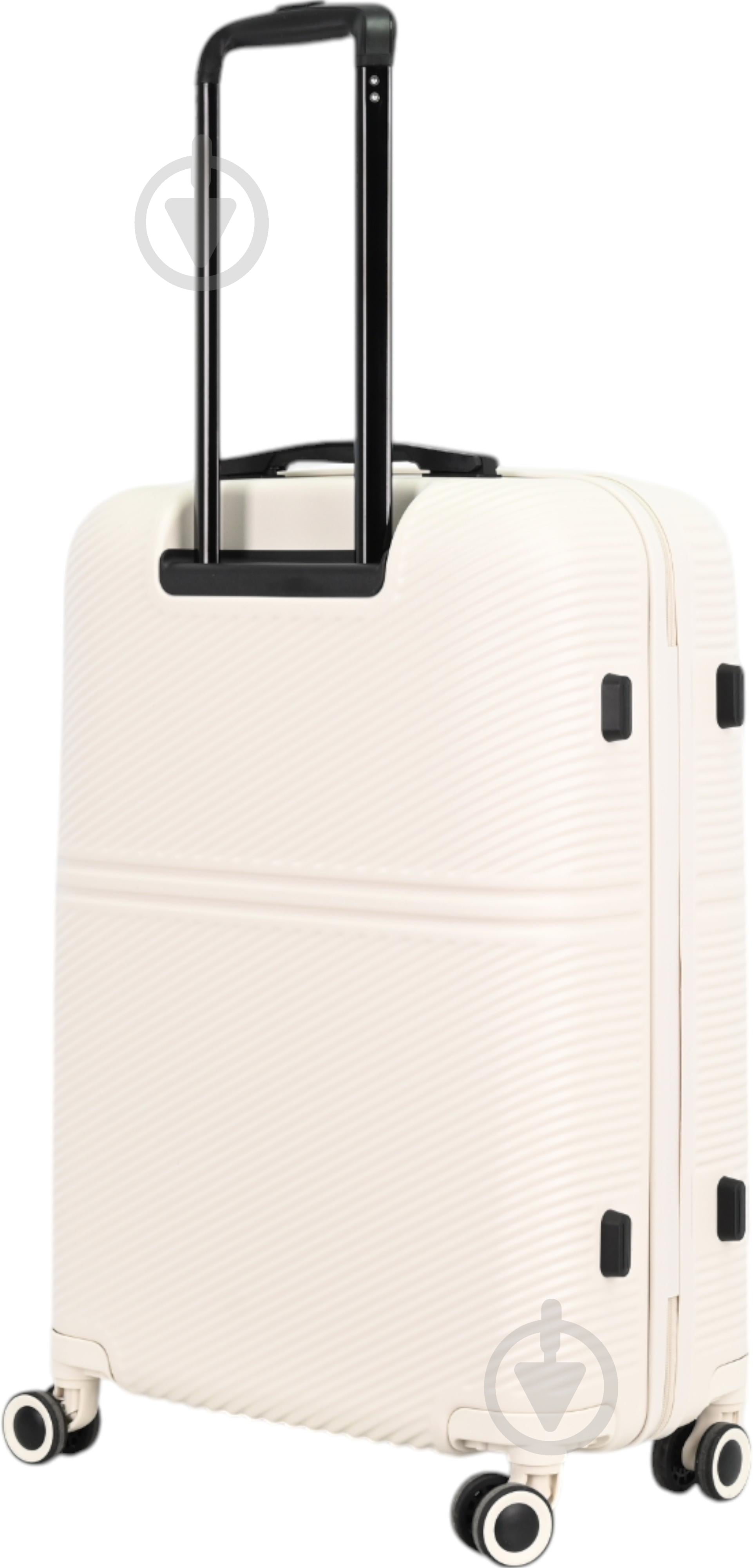 Чемодан Compass MS-2690 90 л кремовый 52x29x77 см L - фото 8