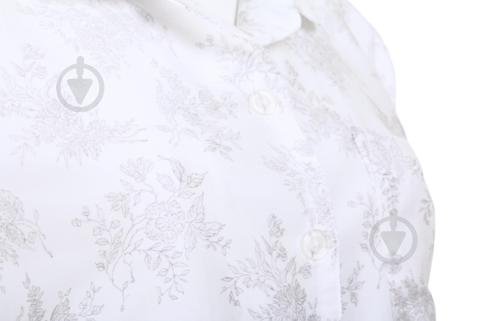 Рубашка Lameirinho Arette с длинным рукавом цветы р. XL сатин - фото 4 Рубашка Lameirinho Arette с длинным рукавом цветы р. XL сатин - фото 4