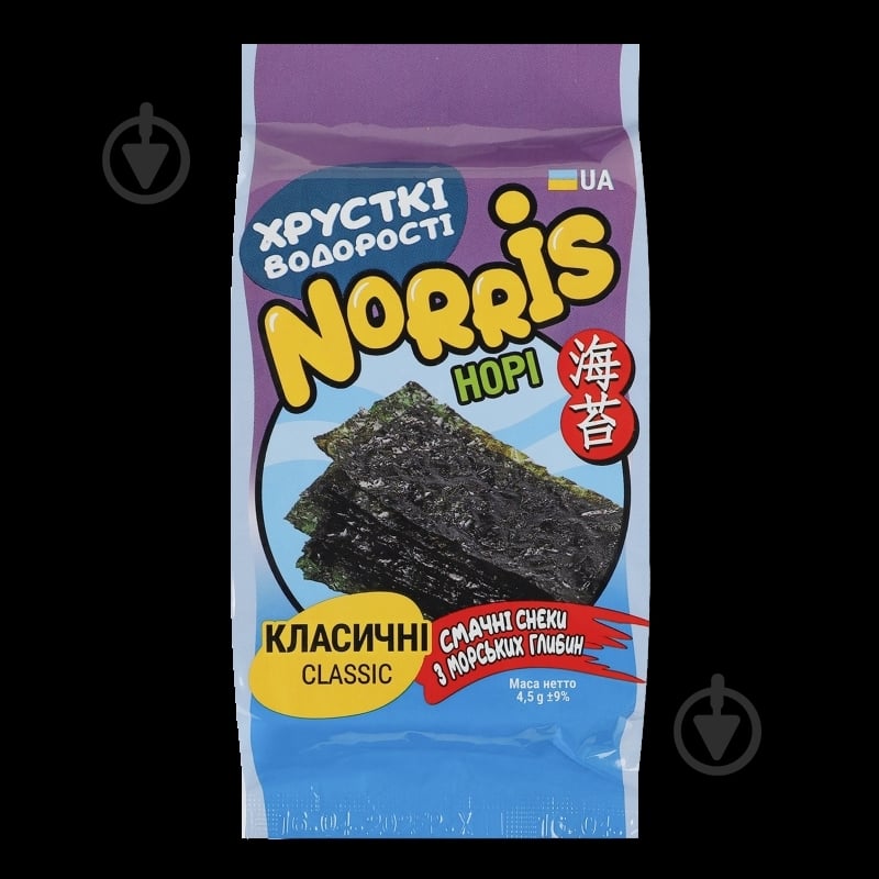 Чипсы NORRIS Норы классические 4.5г - фото 3 Чипсы NORRIS Норы классические 4.5г - фото 3