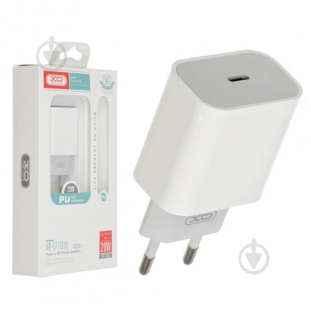 Зарядний пристрій Xo Lightning L77 20W - фото 2 Зарядний пристрій Xo Lightning L77 20W - фото 2