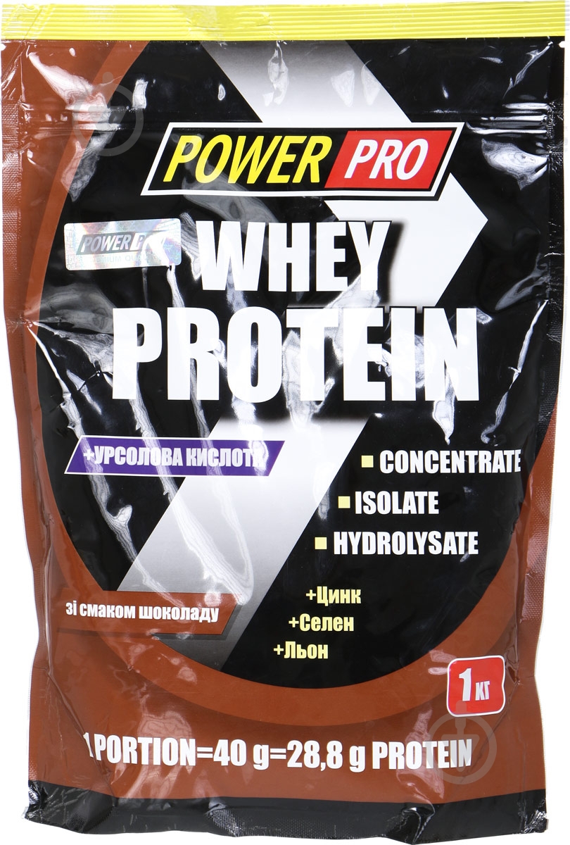 Протеин POWER PRO Whey Protein Шоколад 1 кг - фото 1