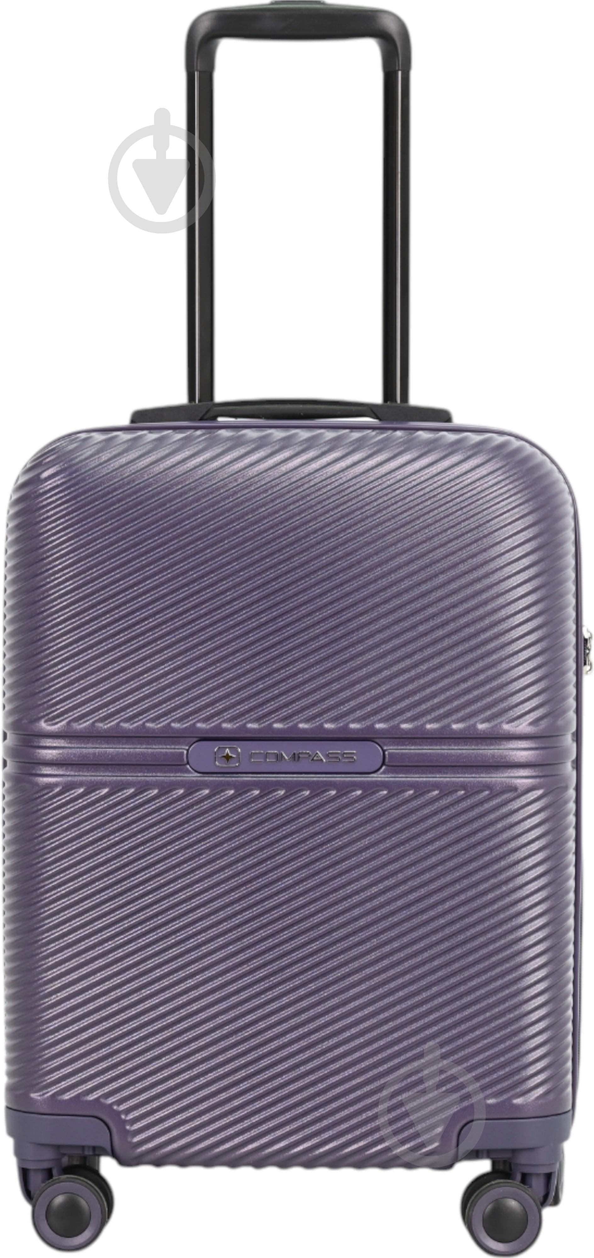 ᐉ Валіза Compass MS-2690 90 л фіолетовий 52x29x77 см L • Краща