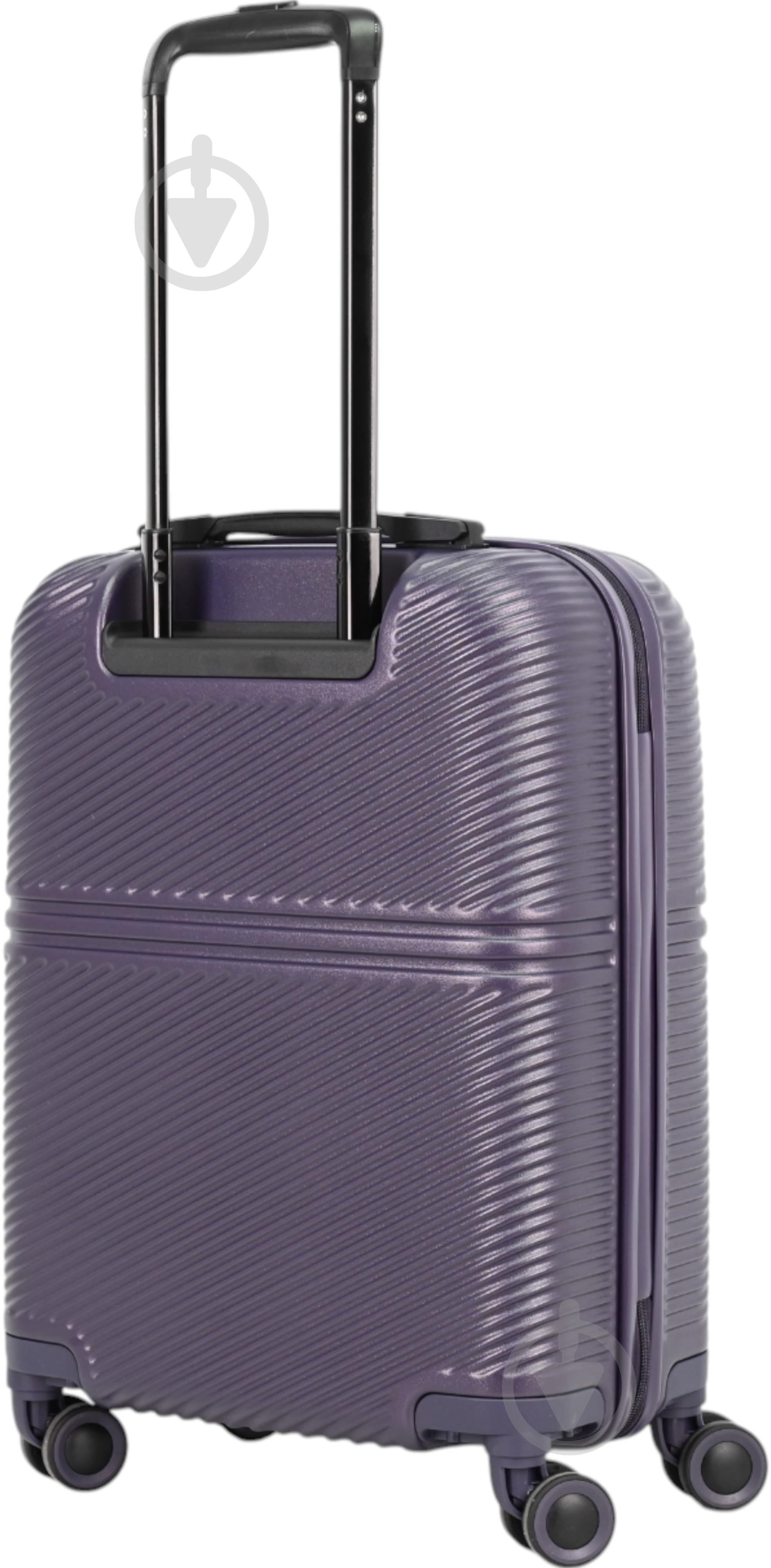 Чемодан Compass MS-2690 90 л фиолетовый 52x29x77 см L - фото 5