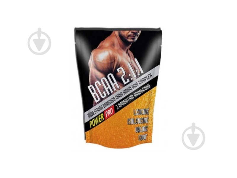 Амінокислотна суміш POWER PRO BCAA апельсиновий 500 г 100 порц. - фото 1