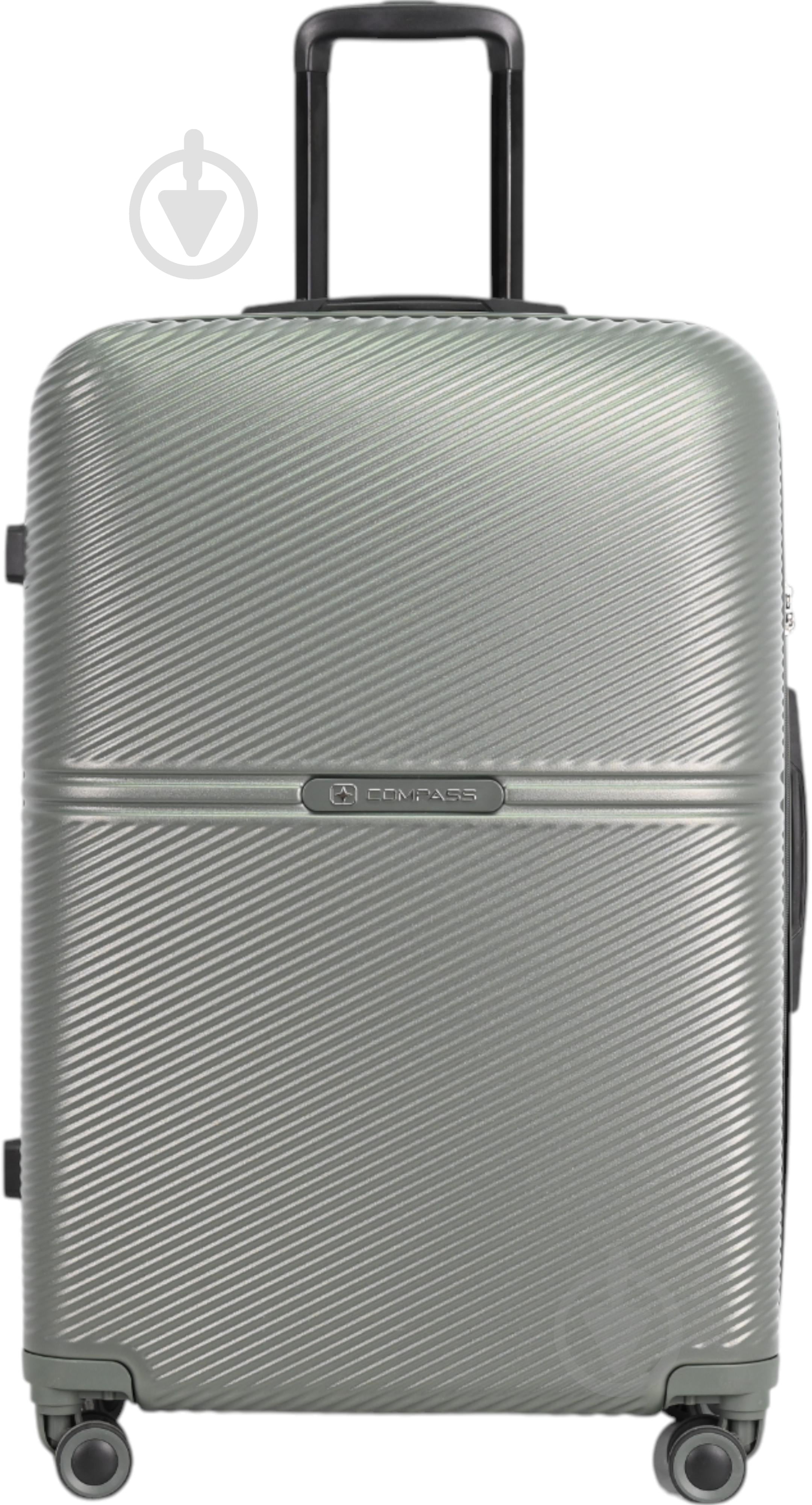 Чемодан Compass MS-2690 90 л оливковый 52x29x77 см L - фото 1