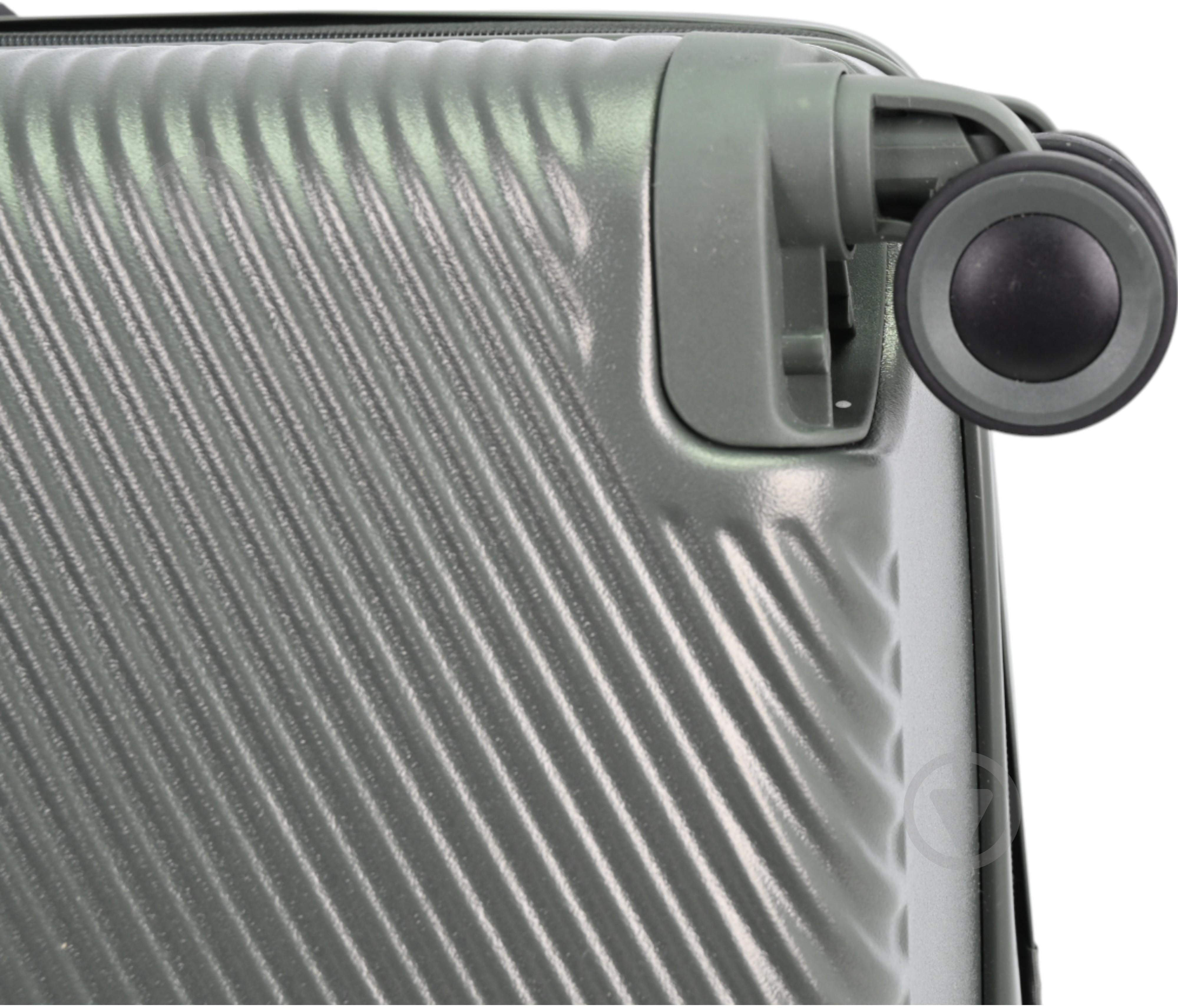 Чемодан Compass MS-2690 90 л оливковый 52x29x77 см L - фото 13