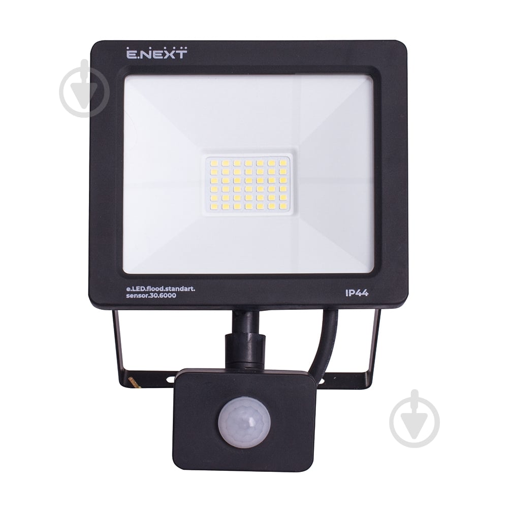Прожектор с датчиком движения E.NEXT e.LED.flood.stand.sensor.30.6000 30 Вт IP44 черный l0790008 - фото 2