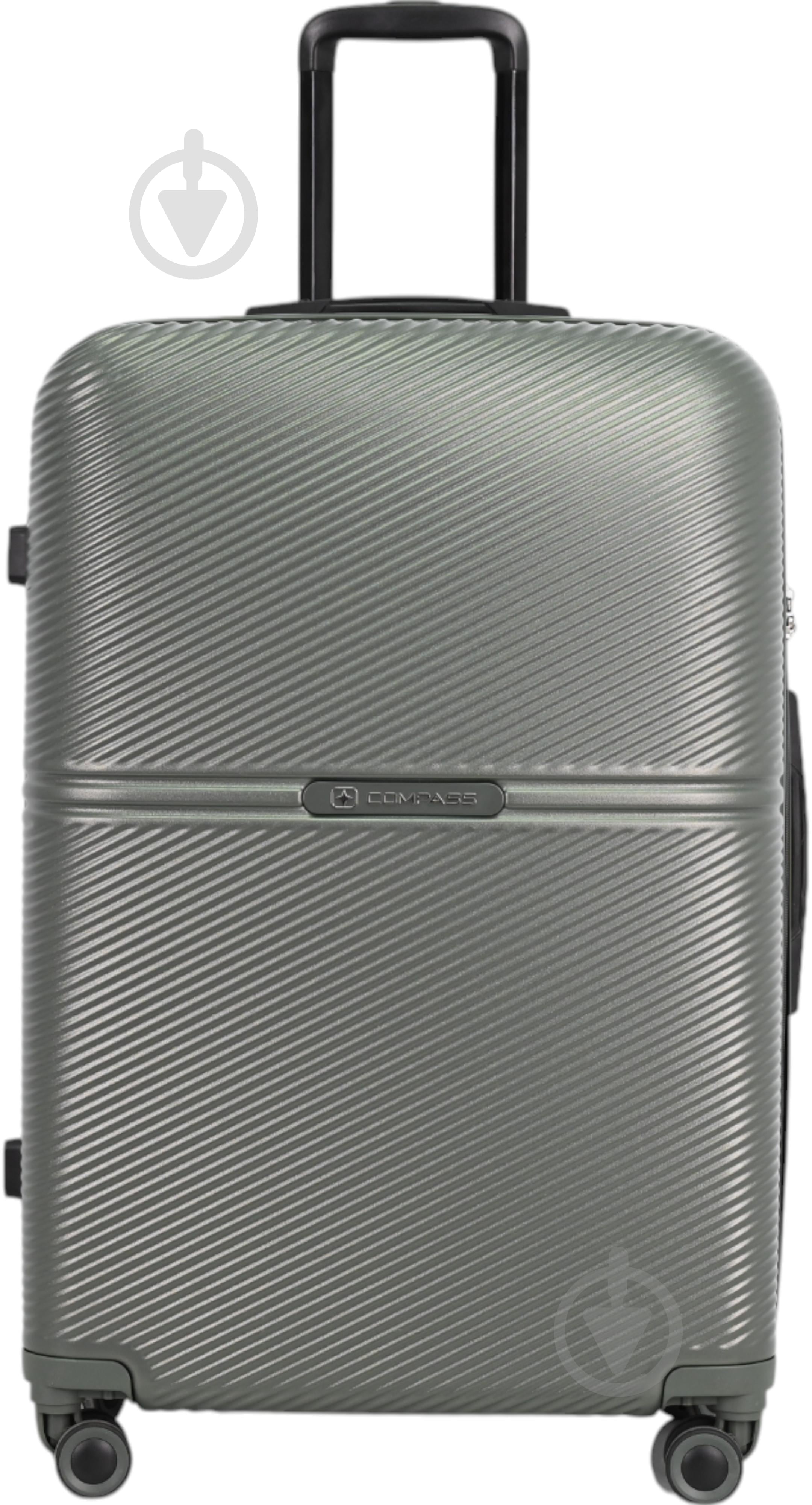 Чемодан Compass MS-2690 60 л оливковый 46x25,5x68 см M - фото 2 Чемодан Compass MS-2690 60 л оливковый 46x25,5x68 см M - фото 2
