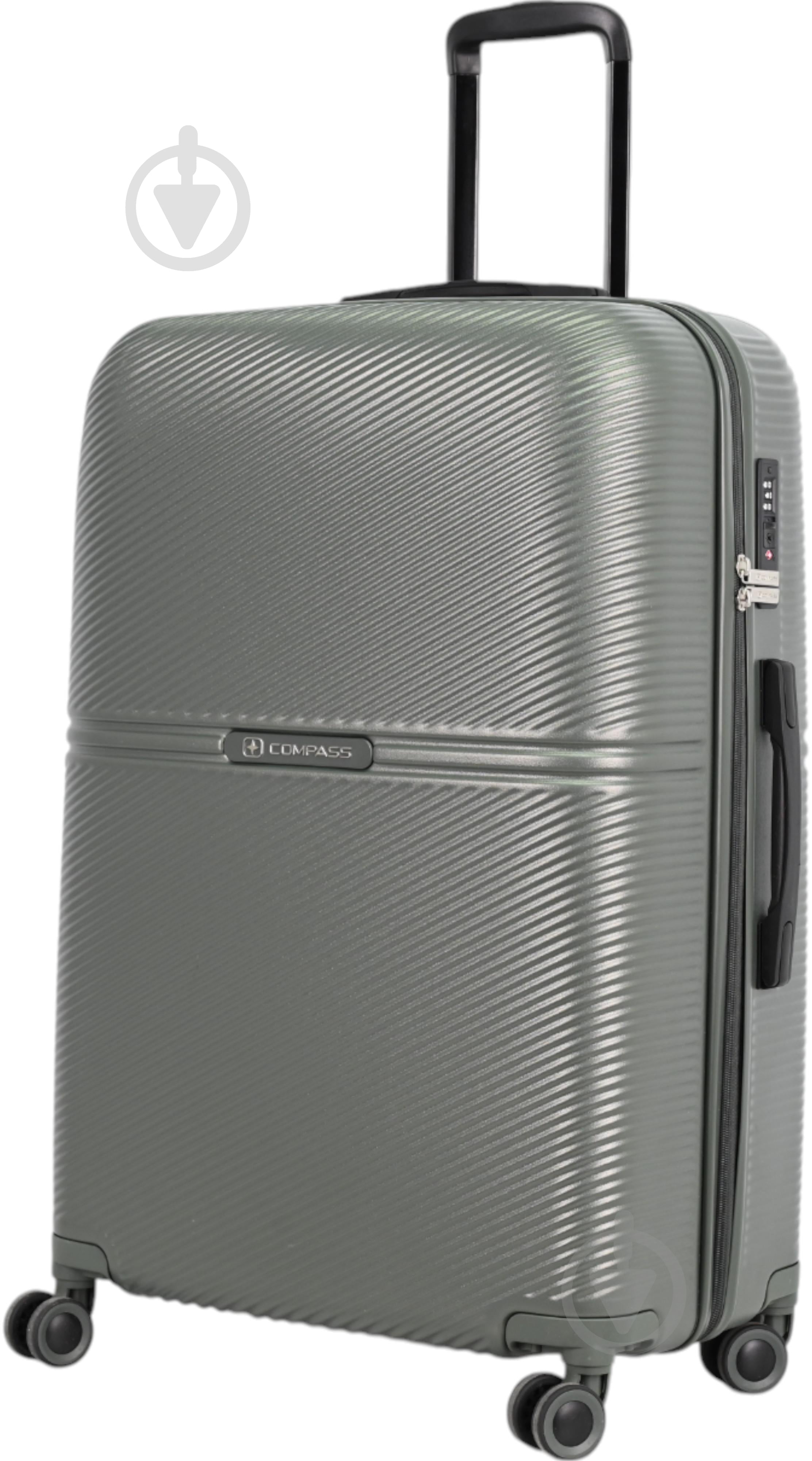 Чемодан Compass MS-2690 60 л оливковый 46x25,5x68 см M - фото 3 Чемодан Compass MS-2690 60 л оливковый 46x25,5x68 см M - фото 3