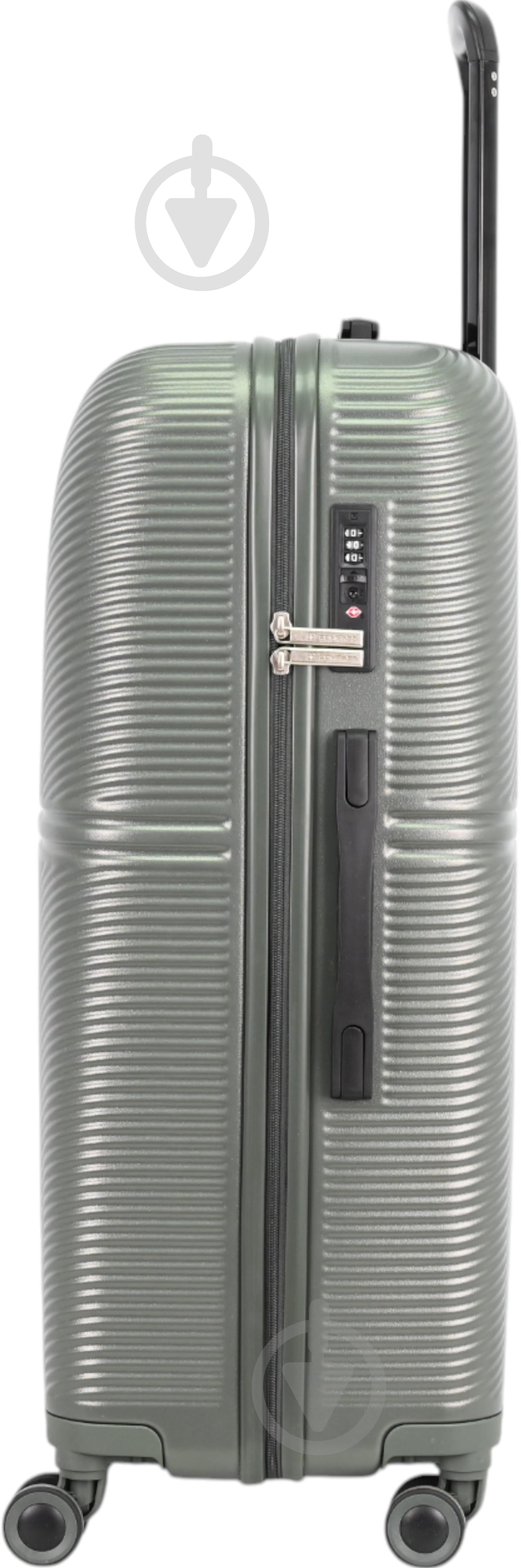 Чемодан Compass MS-2690 60 л оливковый 46x25,5x68 см M - фото 5 Чемодан Compass MS-2690 60 л оливковый 46x25,5x68 см M - фото 5