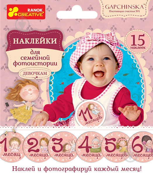 Набір наліпок Ranok Creative Дівчата - фото 1
