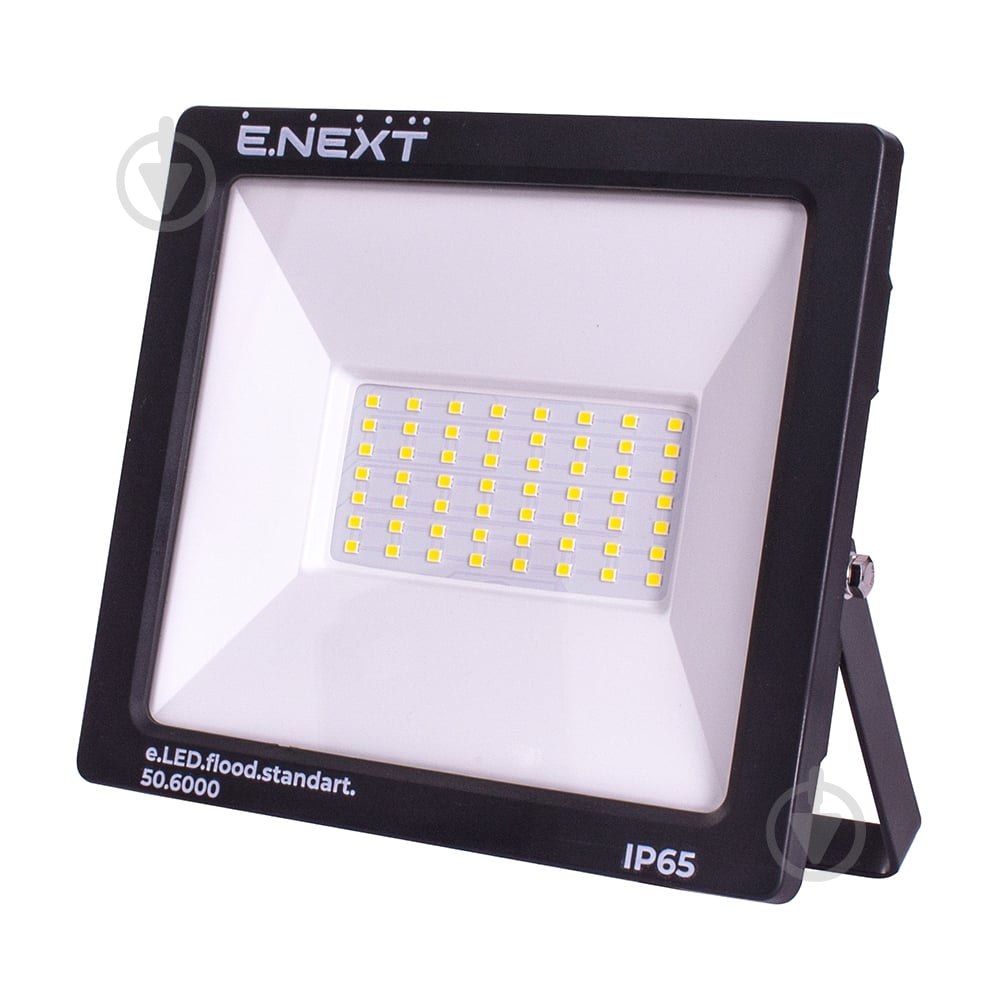 Прожектор світлодіодний E.NEXT e.LED.flood.stand.50.6000 50 Вт IP65 чорний l0790004 - фото 1