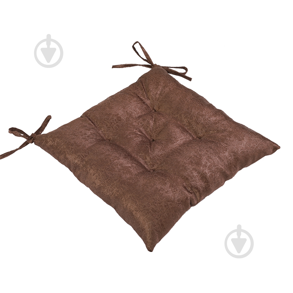 Подушка Georgia 38х38х8 CHOCO, Plenet 14 коричневая - фото 2 Подушка Georgia 38х38х8 CHOCO, Plenet 14 коричневая - фото 2