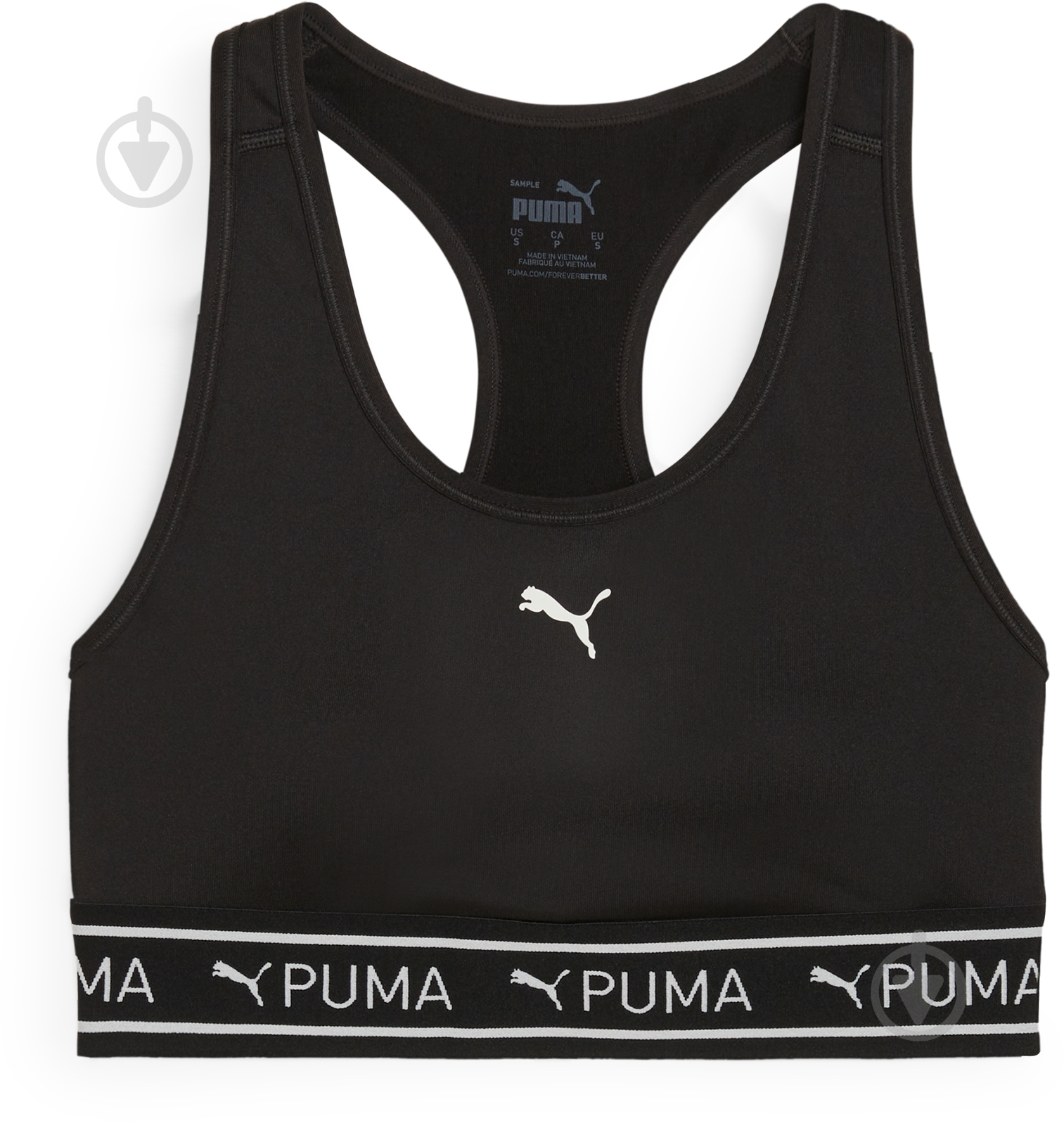 Бра Puma 4KEEPS ELASTIC BRA 52531951 р.L черный - фото 1 Бра Puma 4KEEPS ELASTIC BRA 52531951 р.L черный - фото 1
