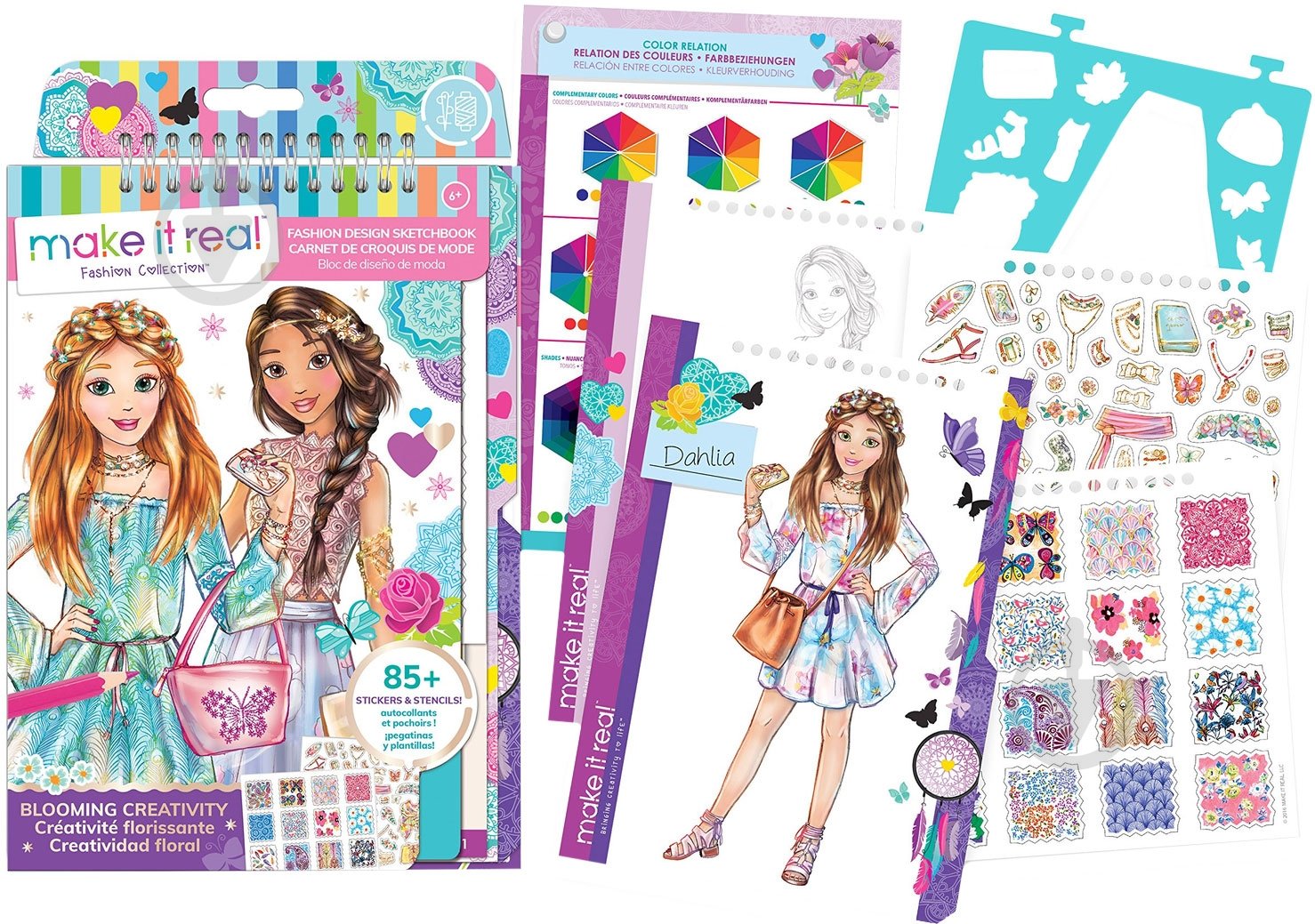 Блокнот Make it Real для створення модних колекцій MR3202 - фото 3 Блокнот Make it Real для створення модних колекцій MR3202 - фото 3