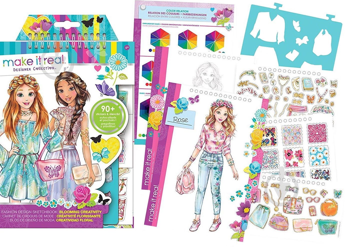 Блокнот Make it Real для створення модних колекцій MR3202 - фото 2 Блокнот Make it Real для створення модних колекцій MR3202 - фото 2