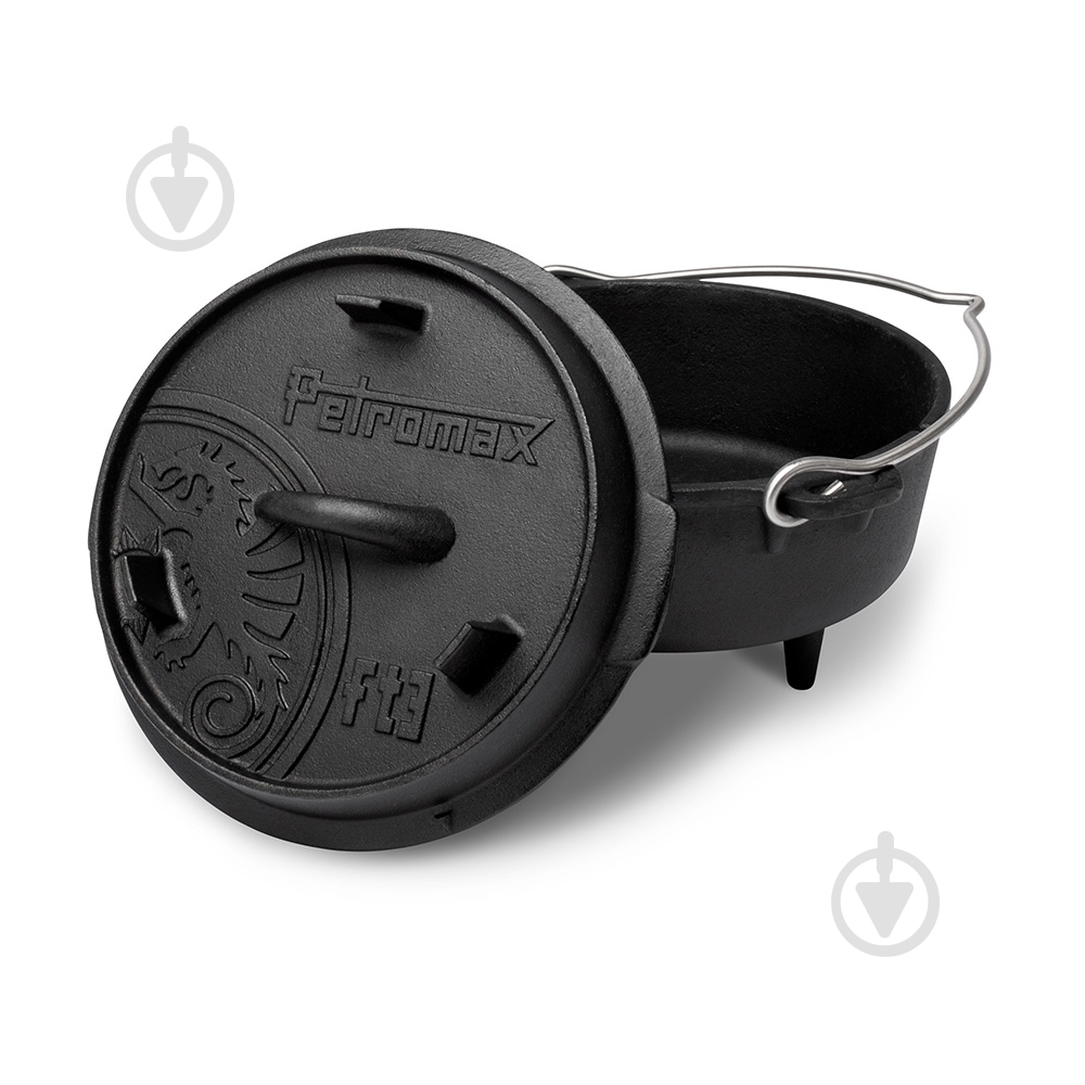 Казан чугунный Petromax 1,6 л Dutch Oven ft3 на ножках - фото 2 Казан чугунный Petromax 1,6 л Dutch Oven ft3 на ножках - фото 2