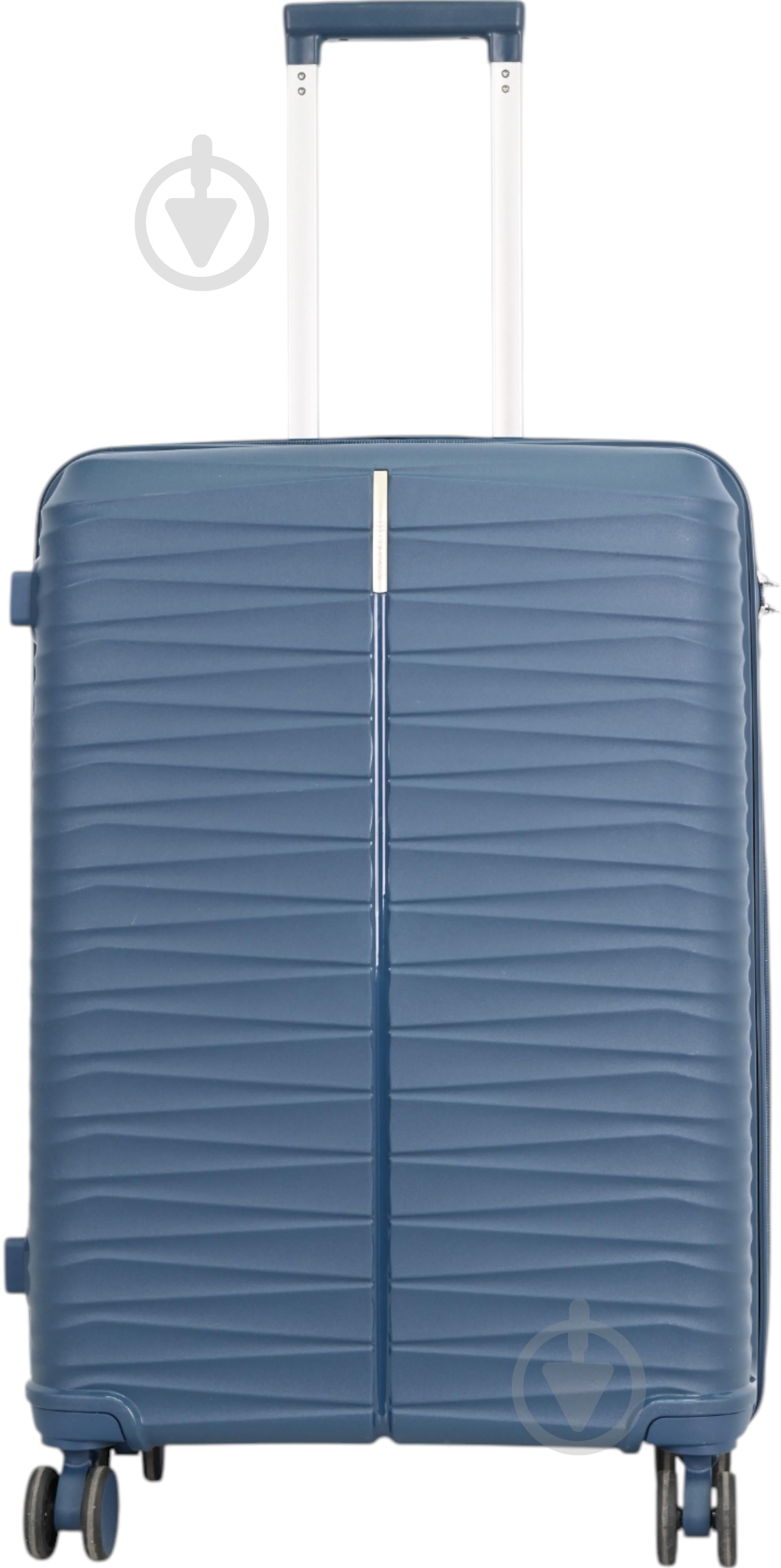 Чемодан Compass MS-2691 35 л синий 39,5x20x55 см S - фото 1
