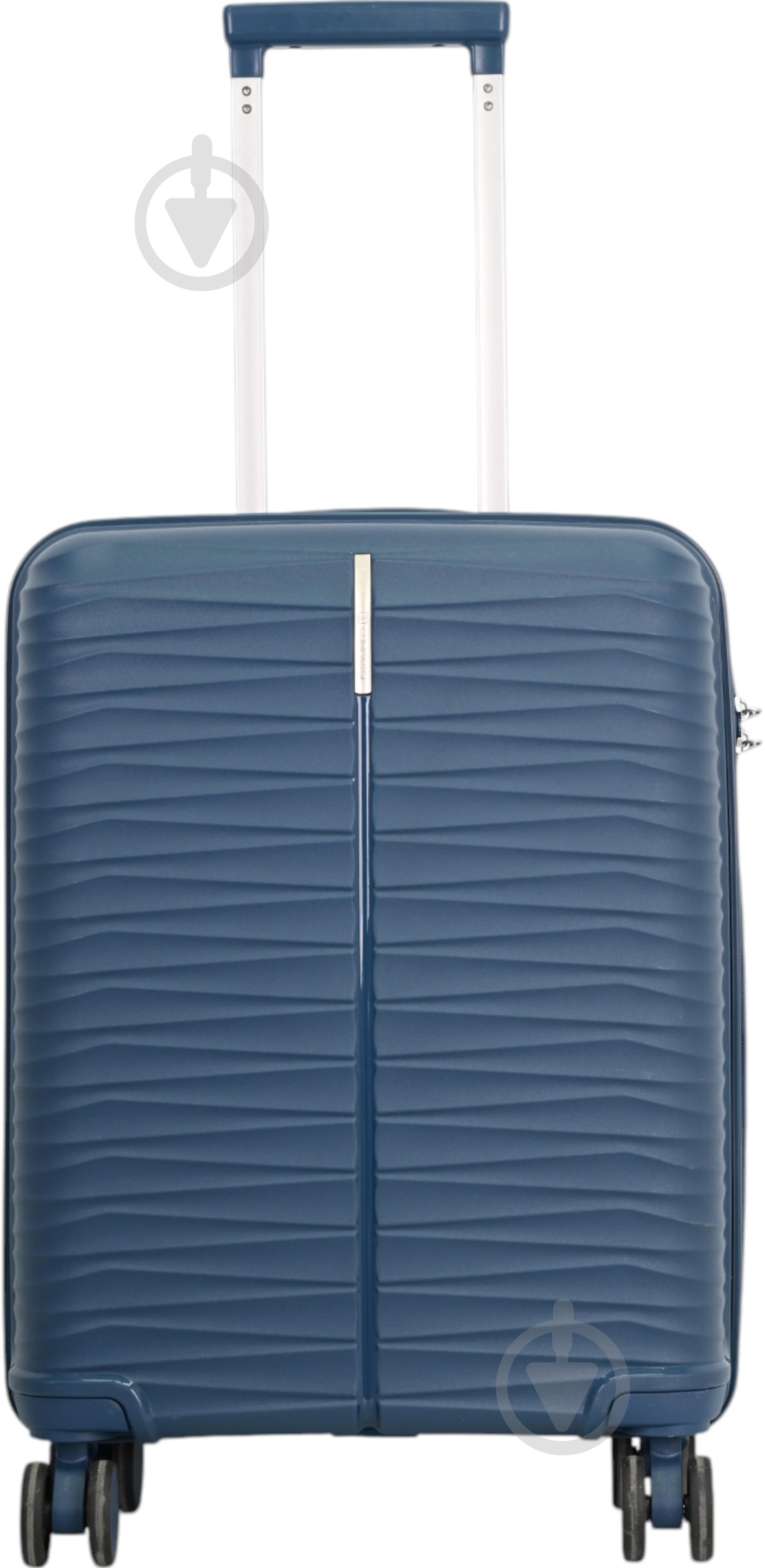 Чемодан Compass MS-2691 35 л синий 39,5x20x55 см S - фото 4